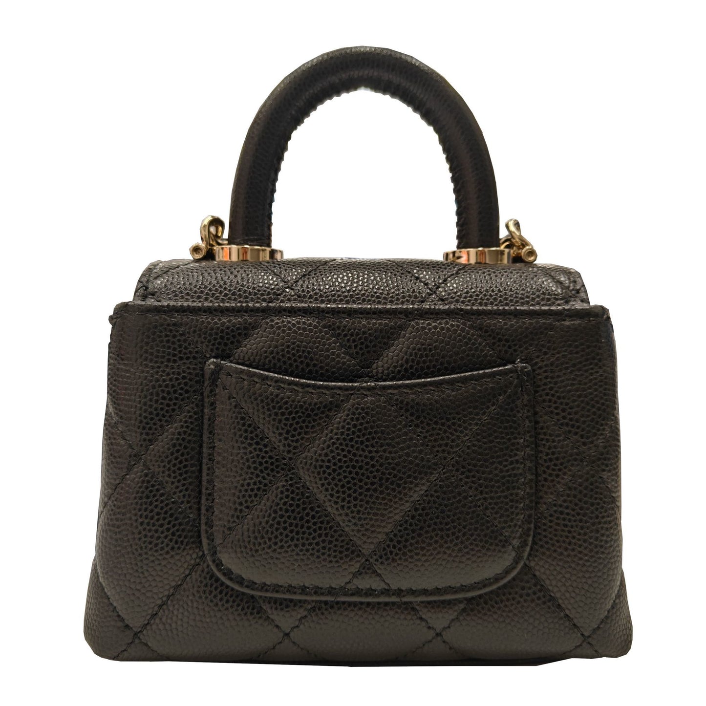 Chanel Black Caviar Leather Backpack ()