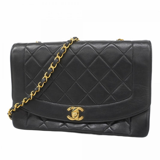 Chanel Black Leather Shoulder Bag ()