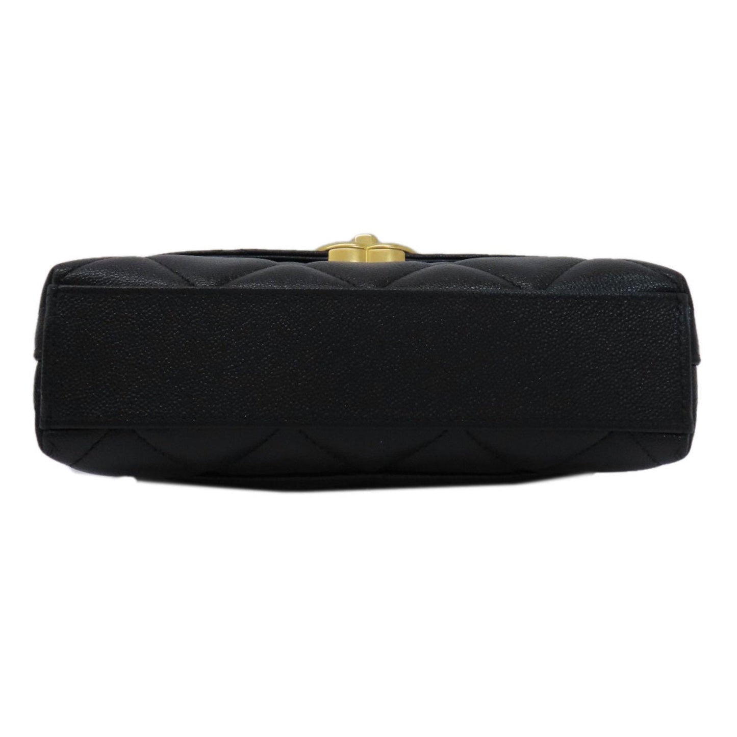 Chanel Black Caviar Leather Shoulder Bag ()