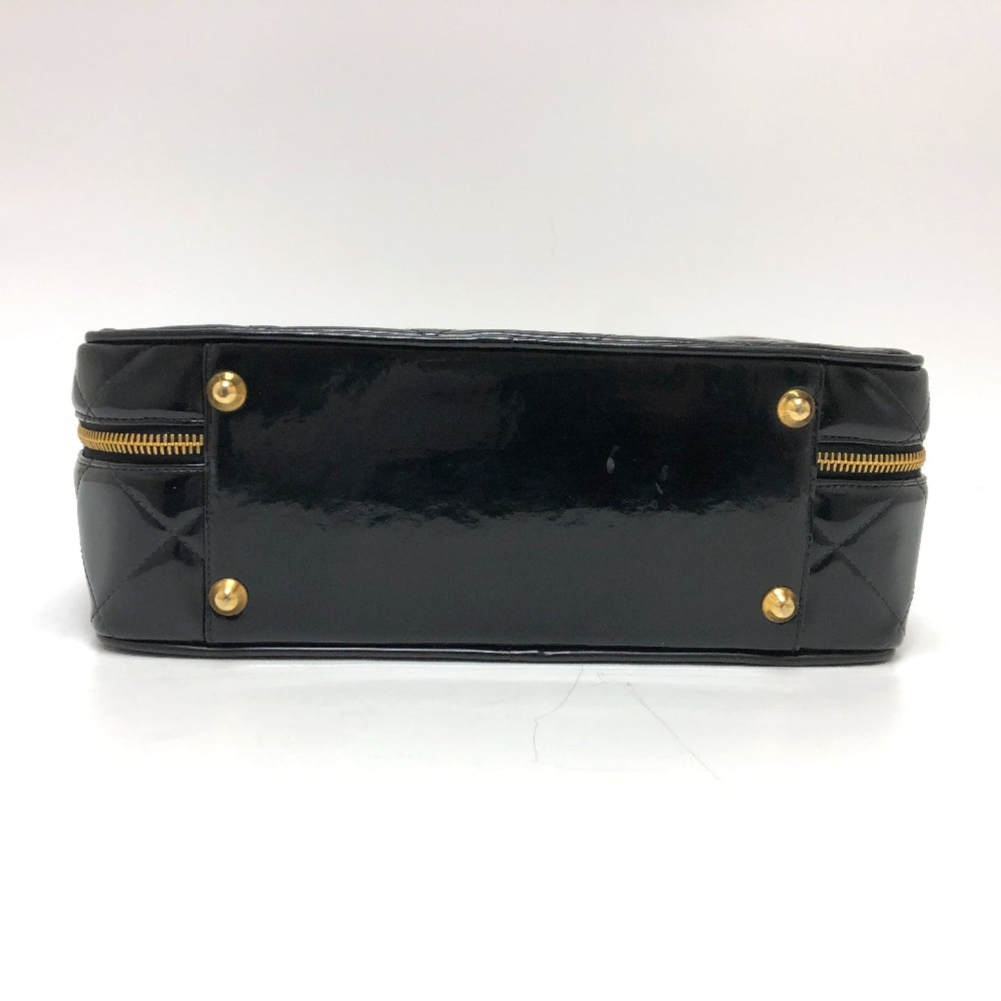 Chanel Black Patent Leather Handbag ()