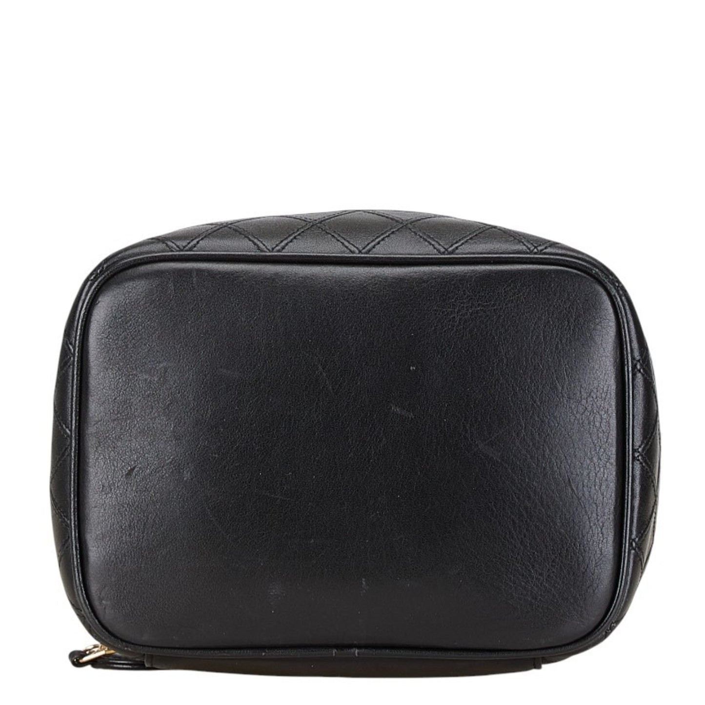 Chanel Black Leather Vanity Bag ()