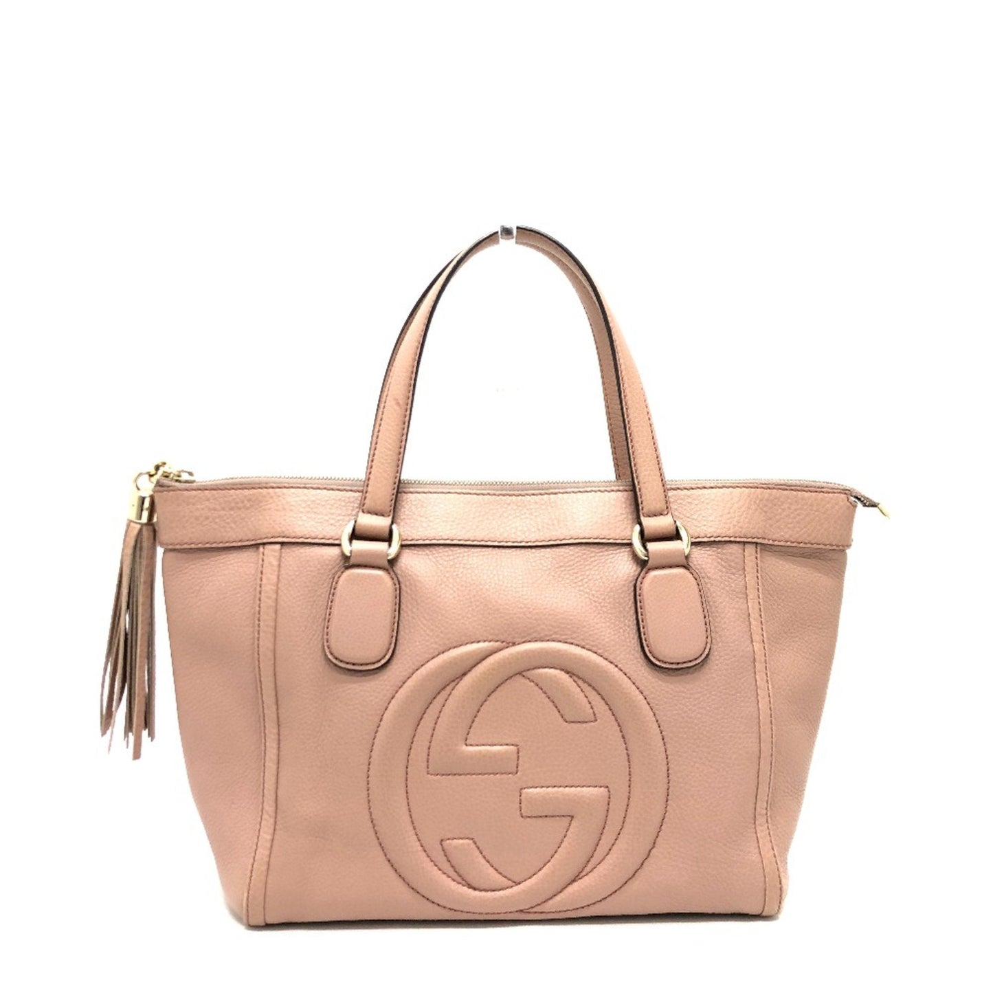 Gucci Beige Leather Handbag ()
