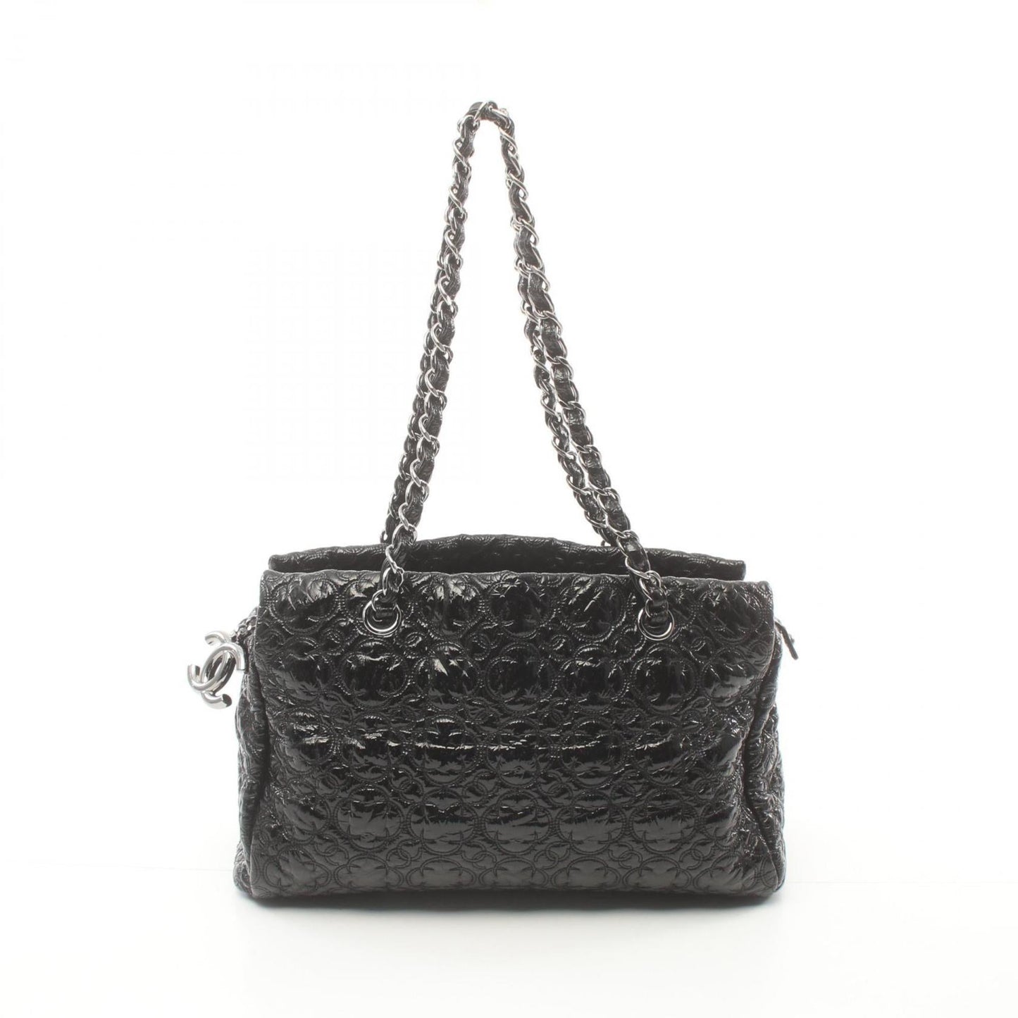 Chanel Black Patent Leather Shoulder Bag ()
