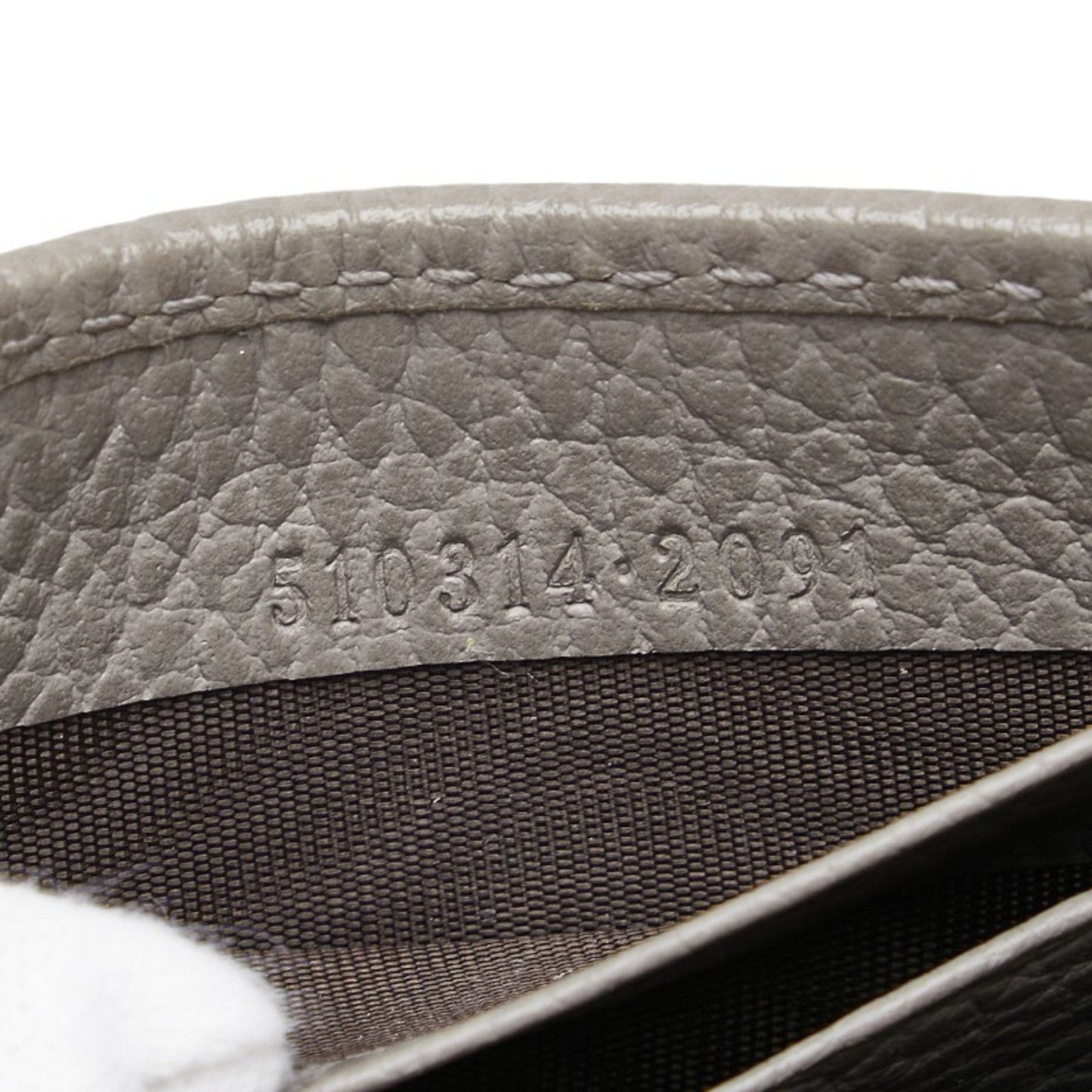 Gucci Gray Leather Chain/Shoulder Wallet ()