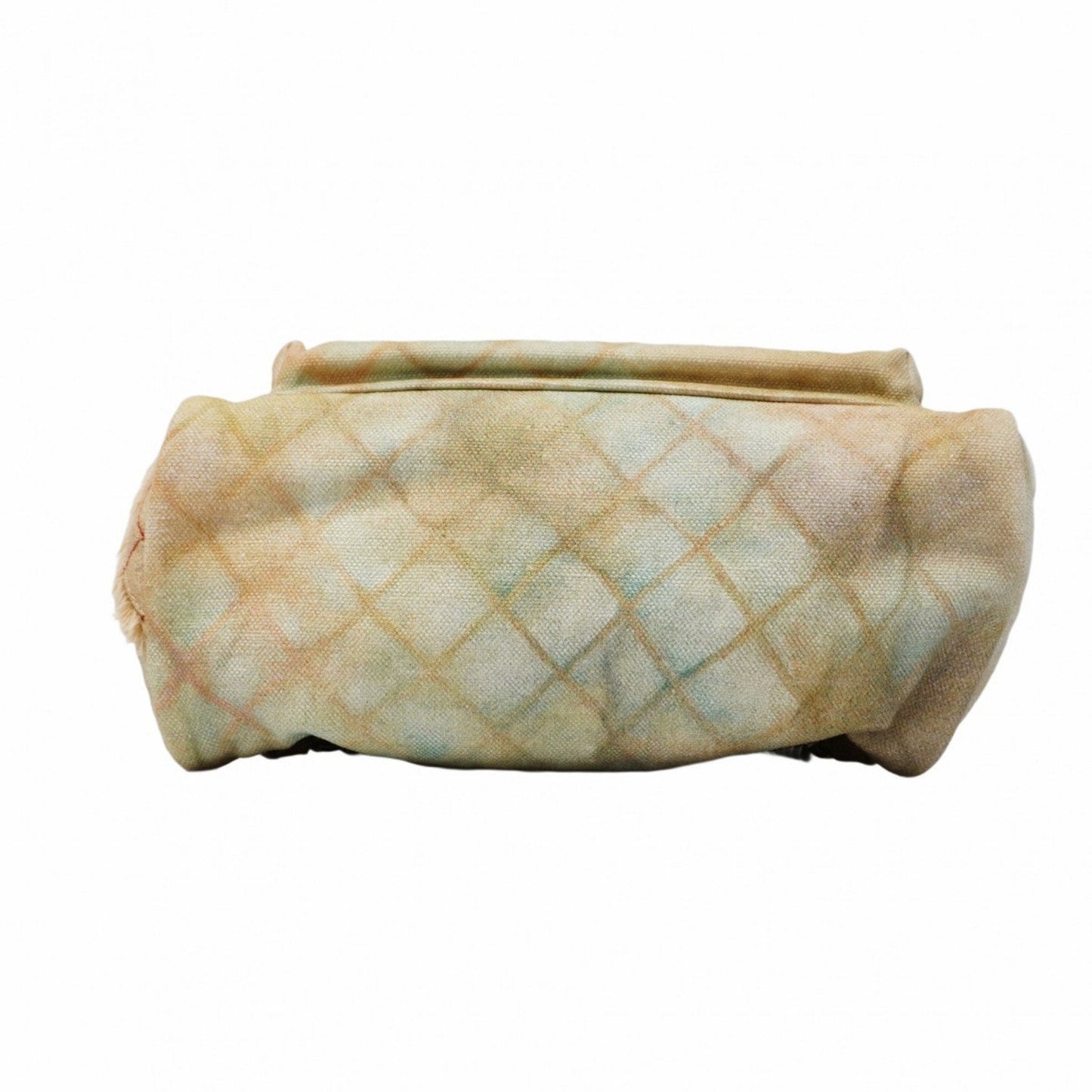 Chanel Beige Multi-Color Canvas Backpack ()