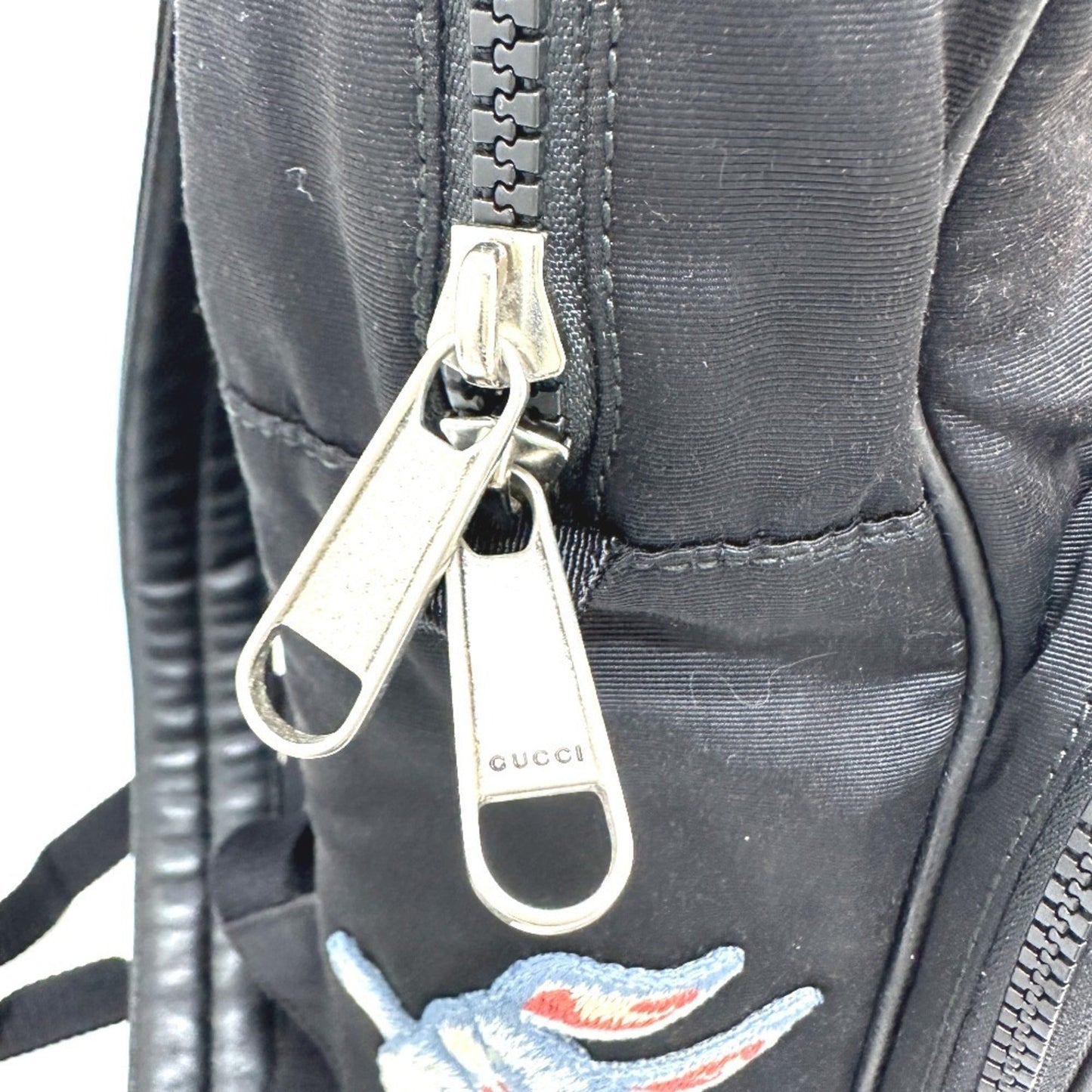 Gucci Black Canvas Backpack ()