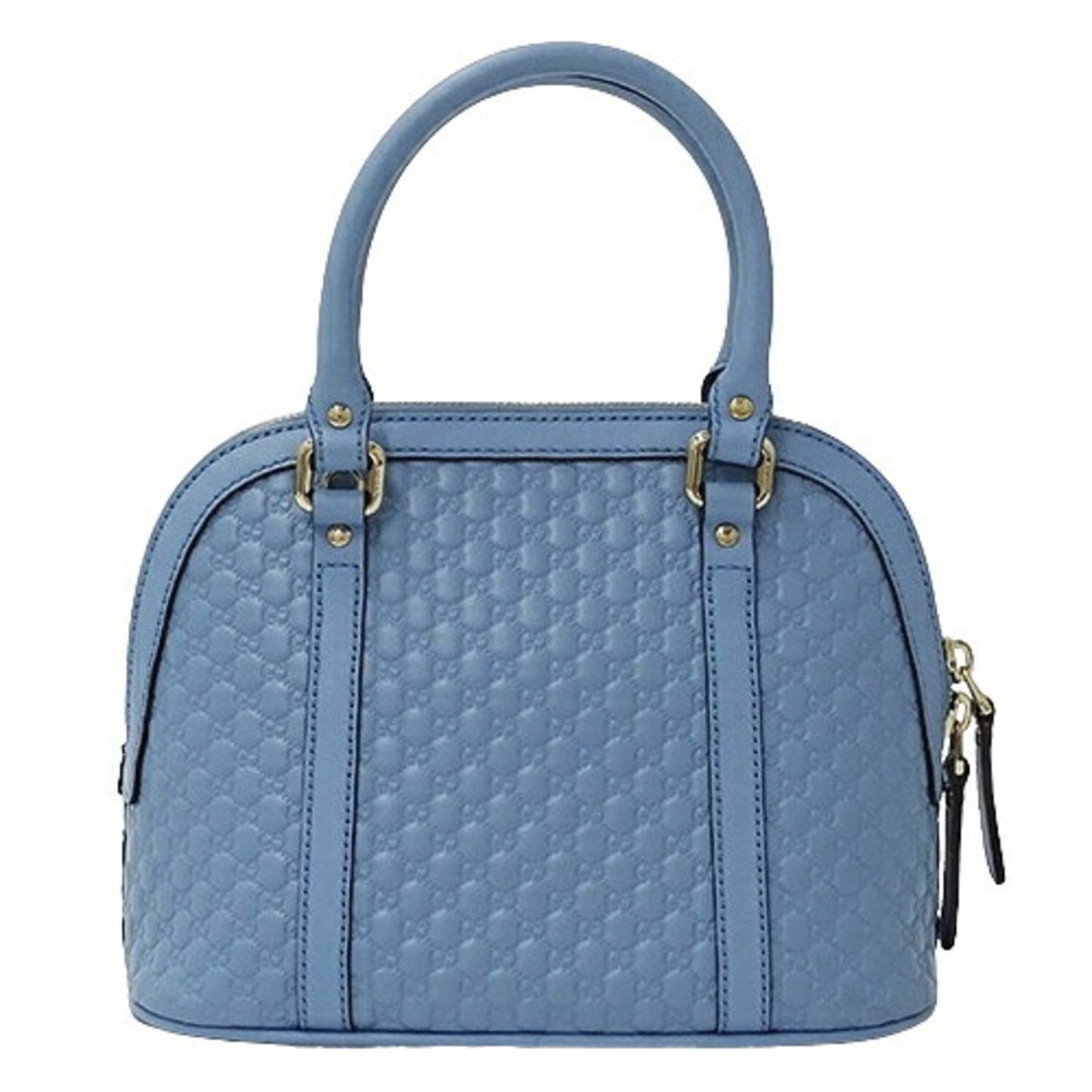 Gucci Light Blue Leather Handbag Shoulder Bag ()