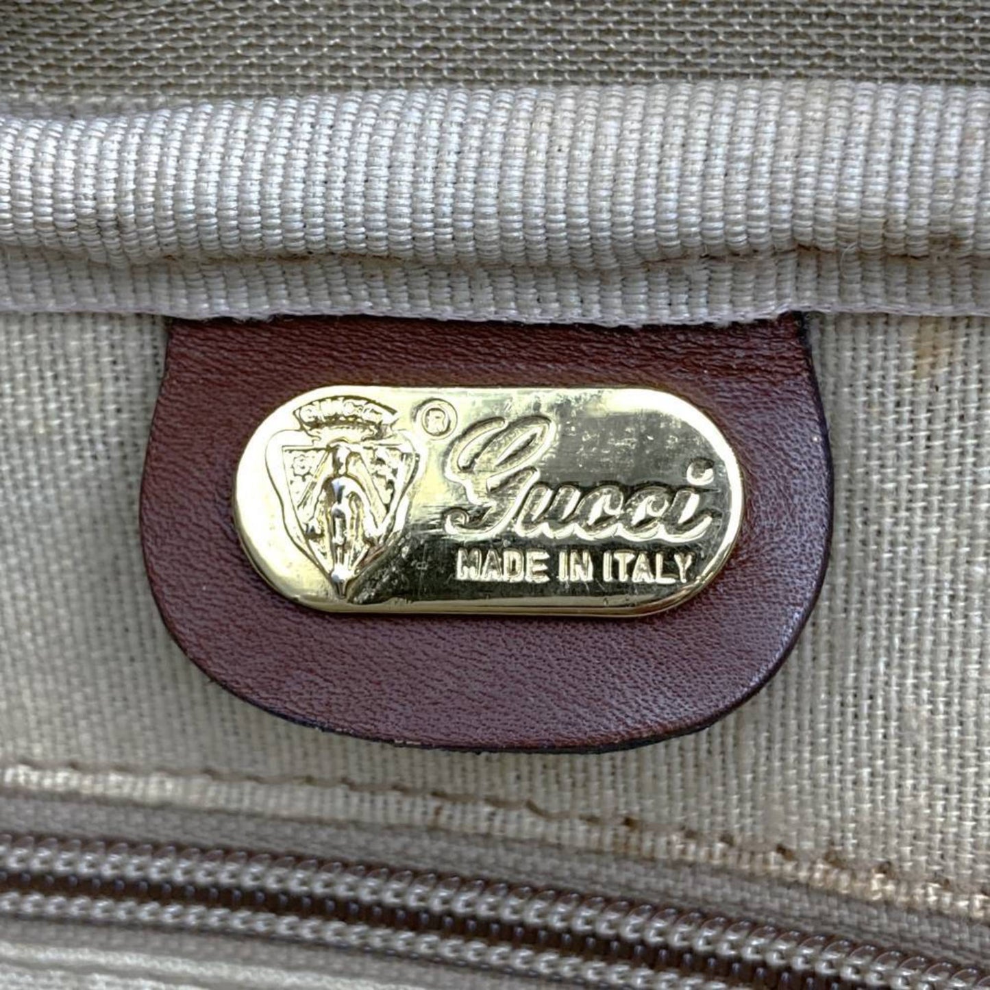 Gucci Brown Gg Supreme Boston Bag ()