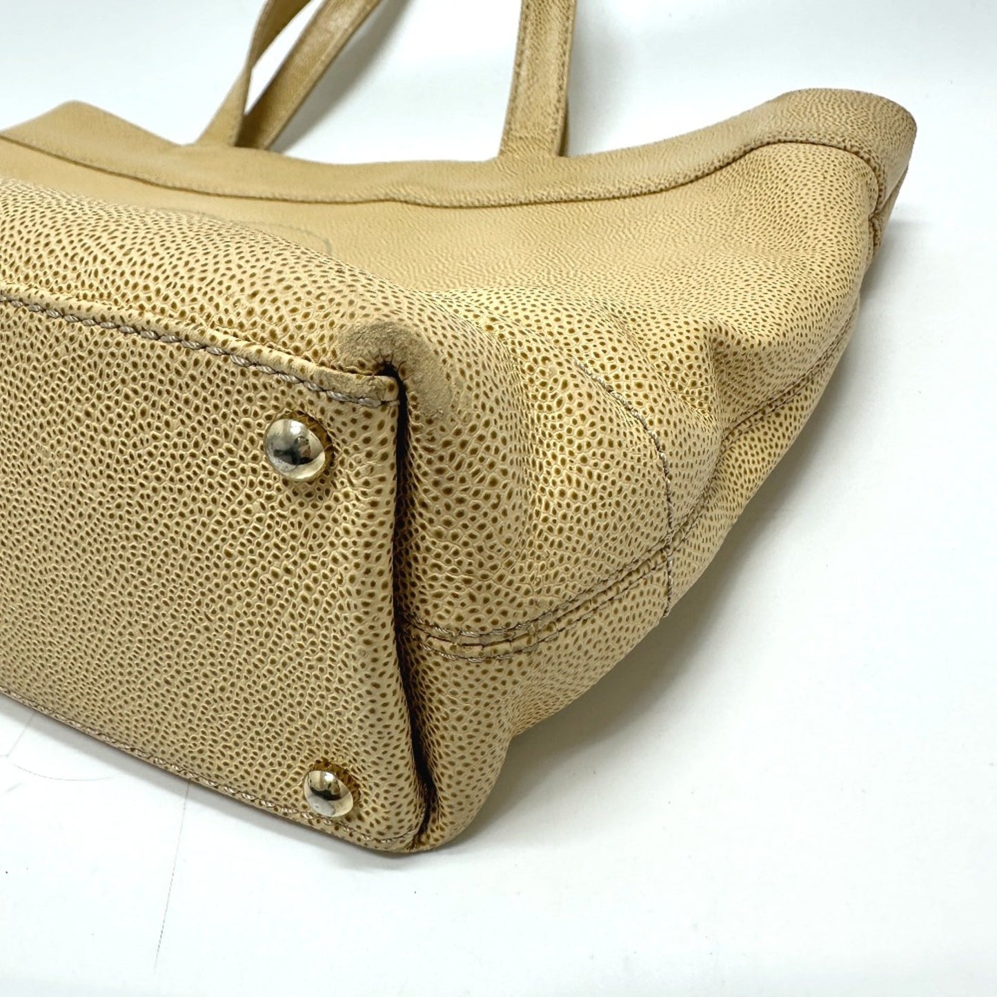 Chanel Beige Leather Tote Bag ()