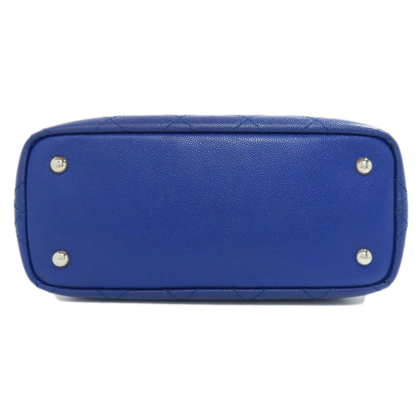 Chanel Blue Caviar Leather Tote Bag ()