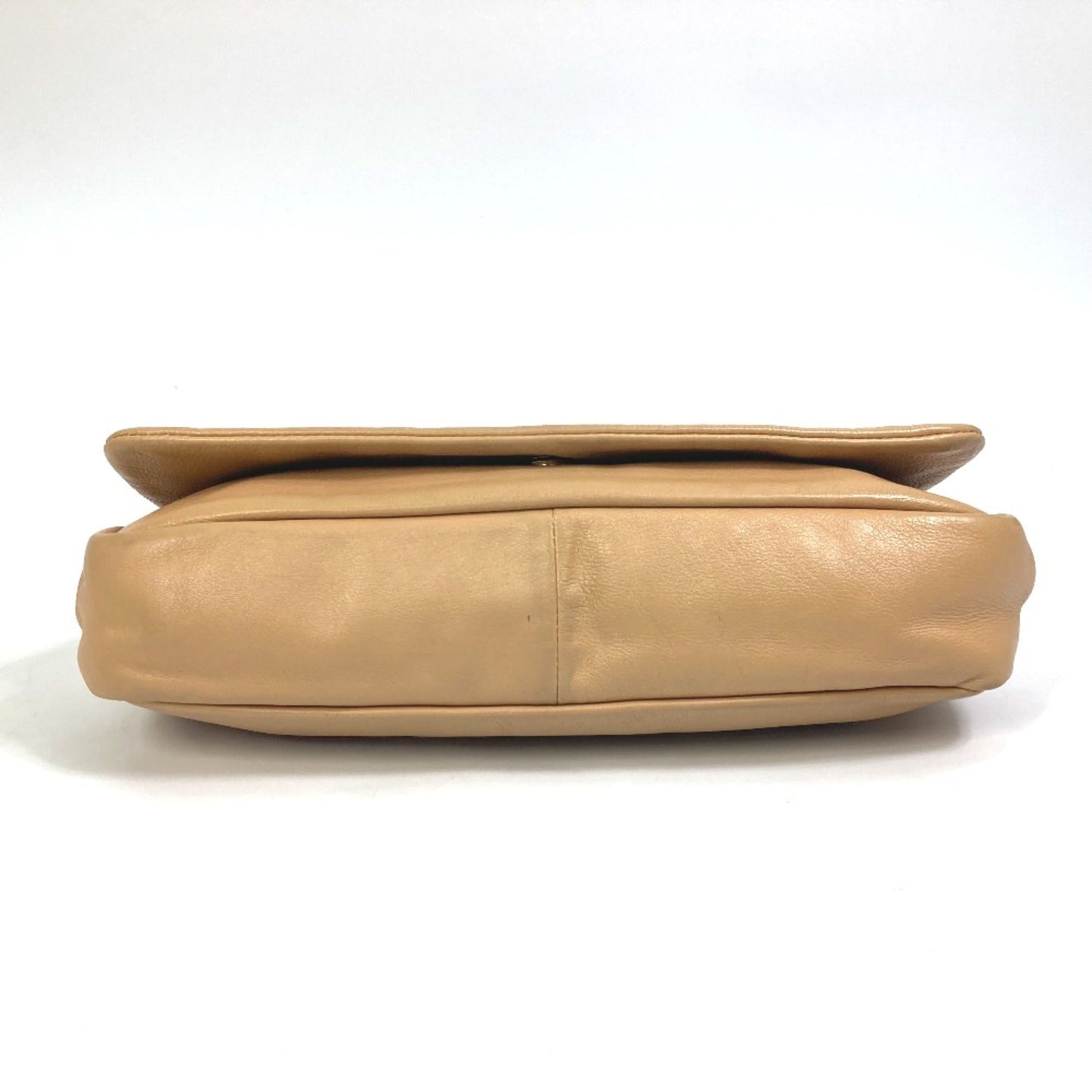 Chanel Beige Leather Shoulder Bag ()