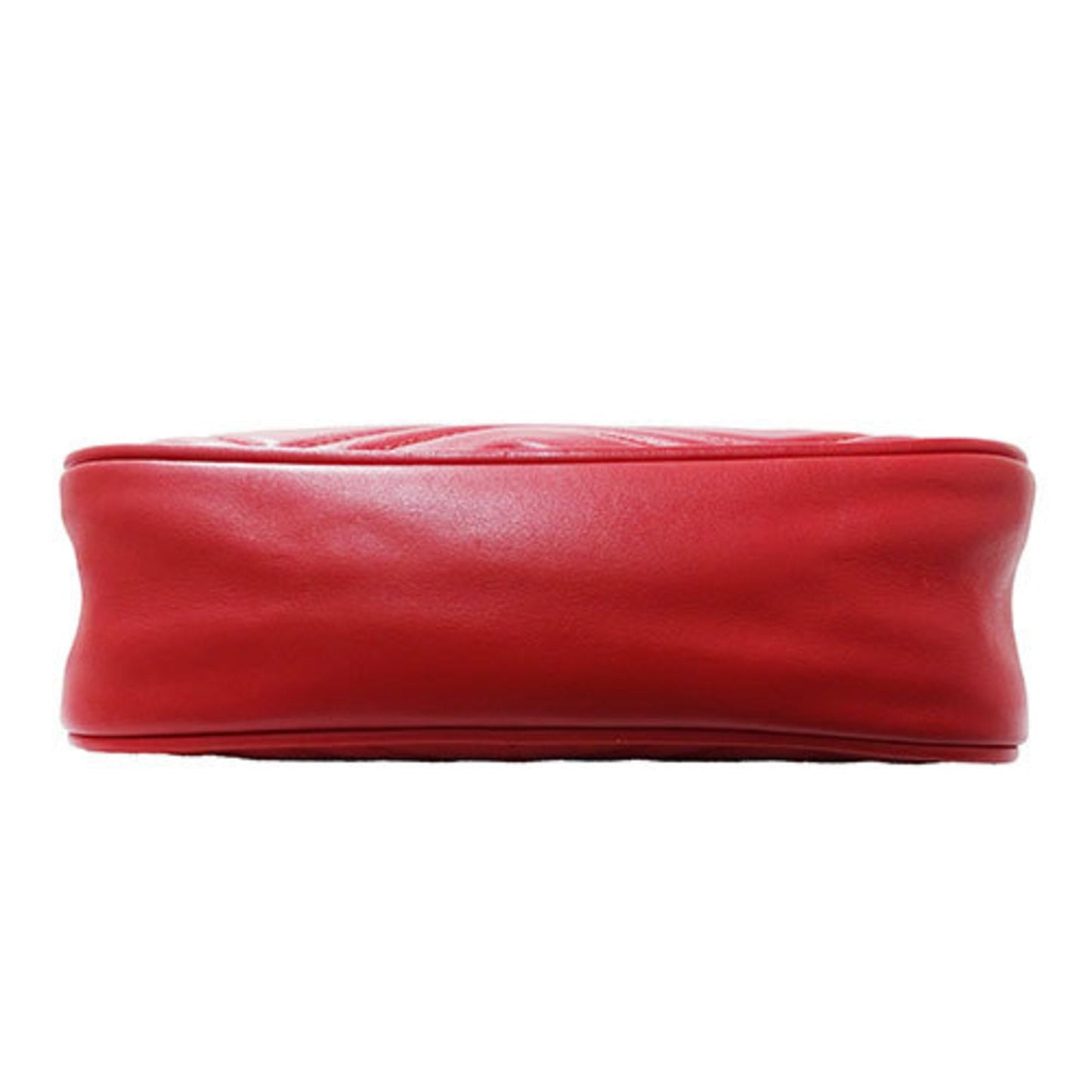Gucci Gg Marmont Red Color Leather Shoulder Bag ()