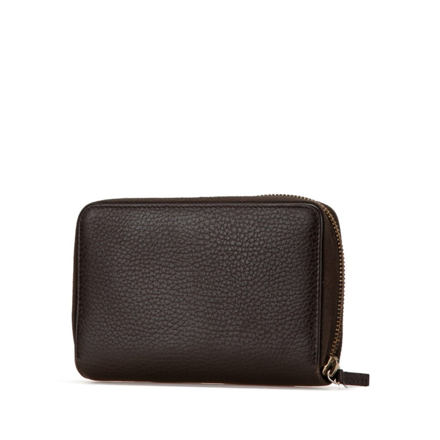 Gucci Brown Leather Wallet (Bi-Fold) ()