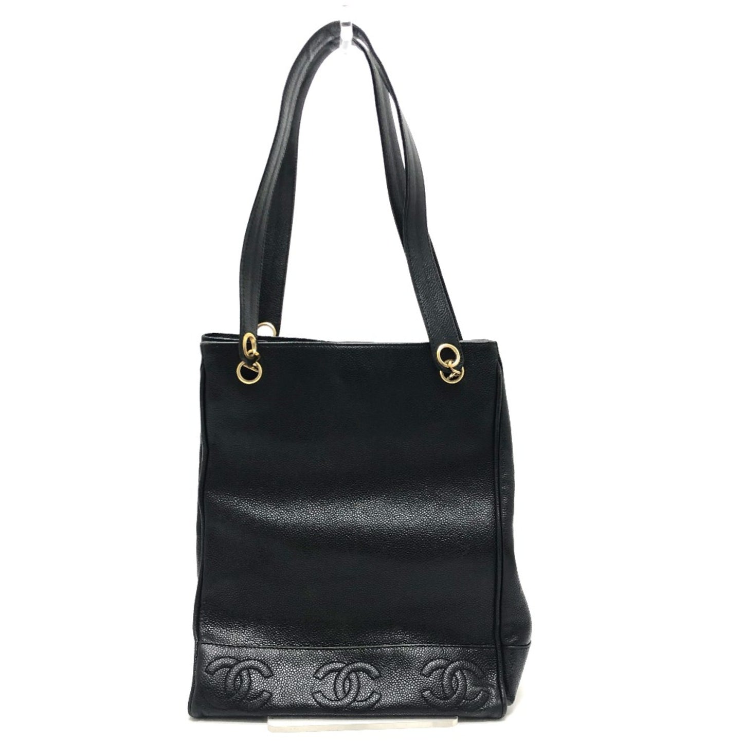 Chanel Black Leather Tote Bag ()