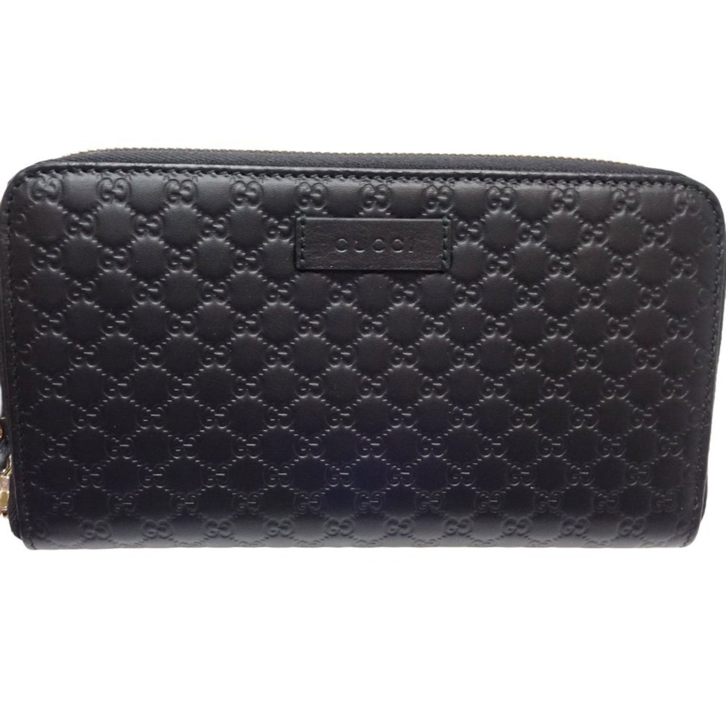 Gucci Black Leather Long Wallet (Bi-Fold) ()