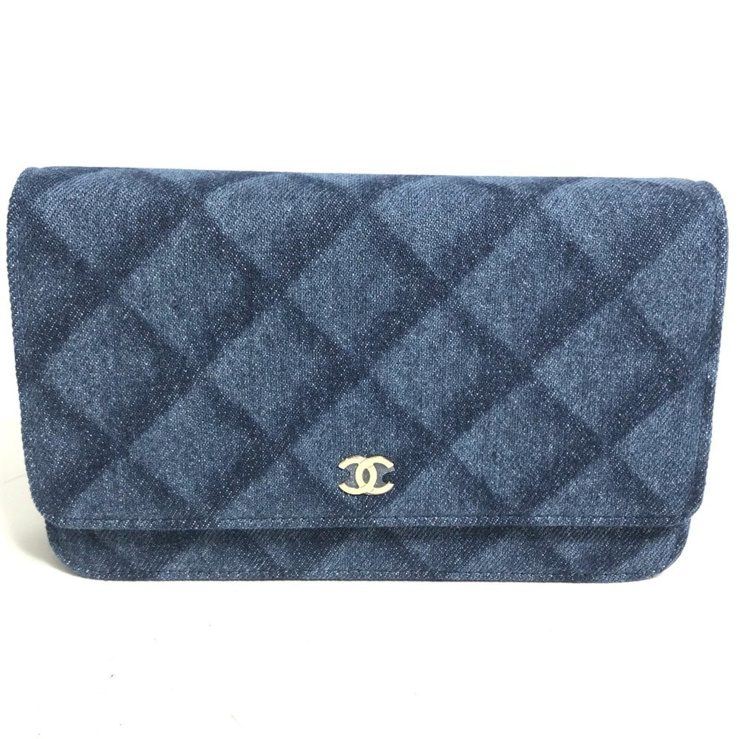 Chanel Blue Denim Shoulder Bag ()
