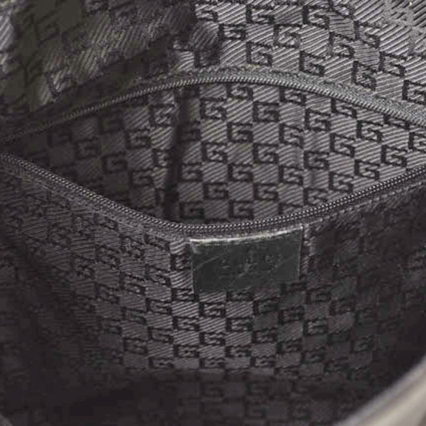 Gucci Black Leather Handbag Shoulder Bag ()