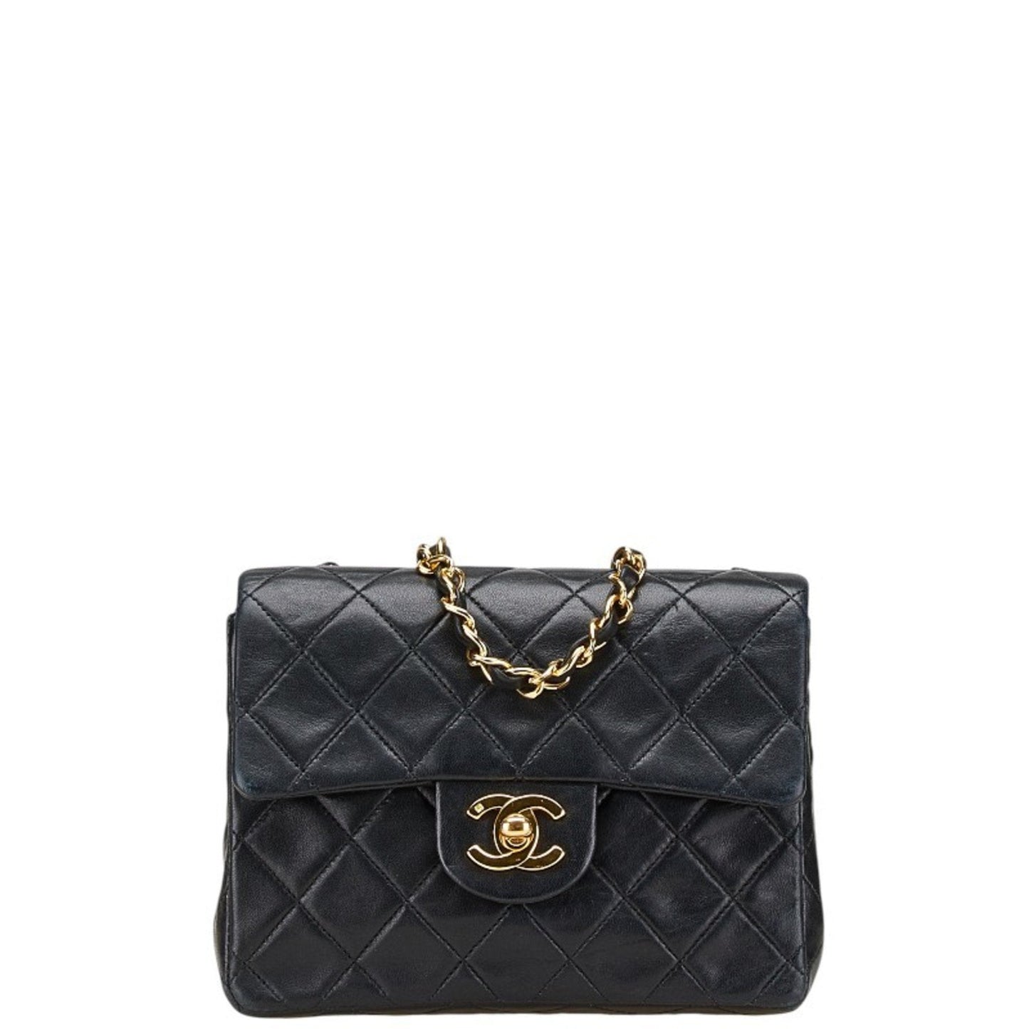 Chanel Black Leather Shoulder Bag ()