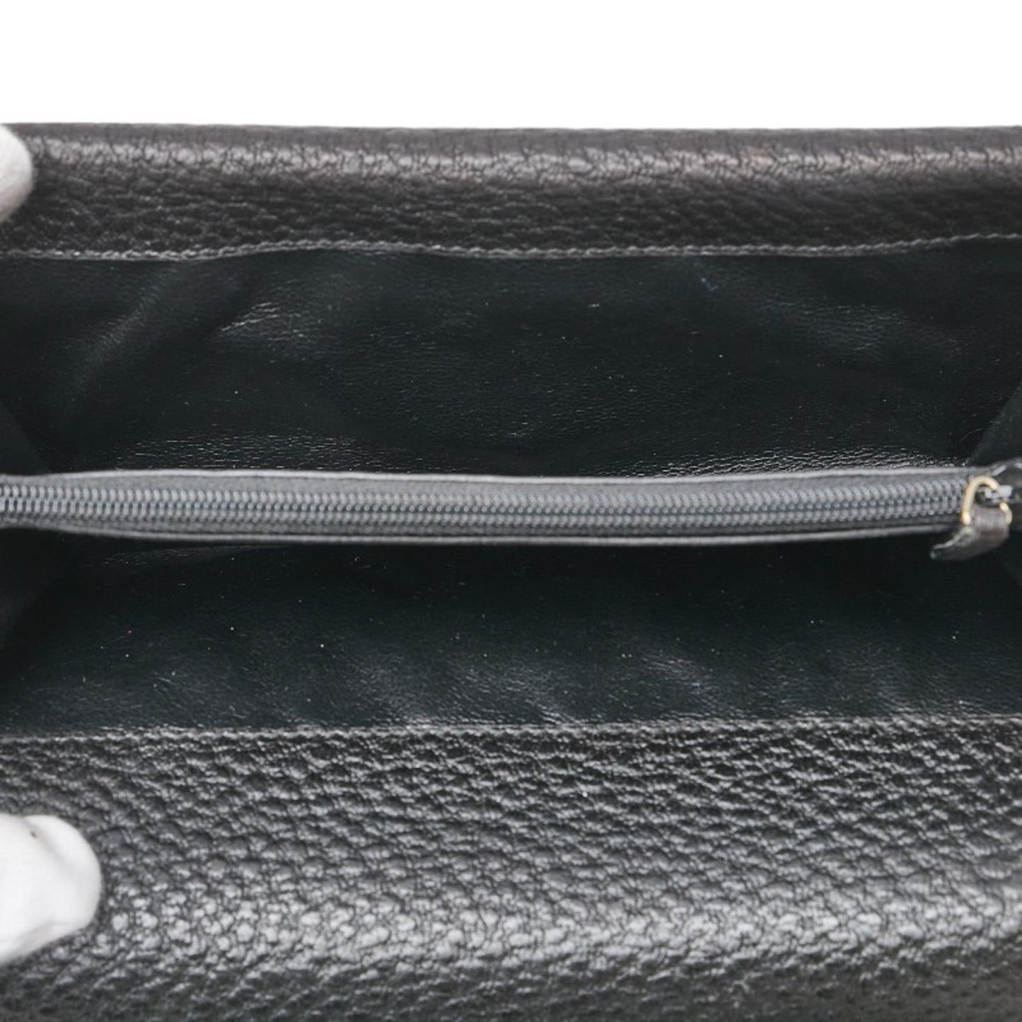 Gucci Black Leather Long Wallet (Bi-Fold) ()