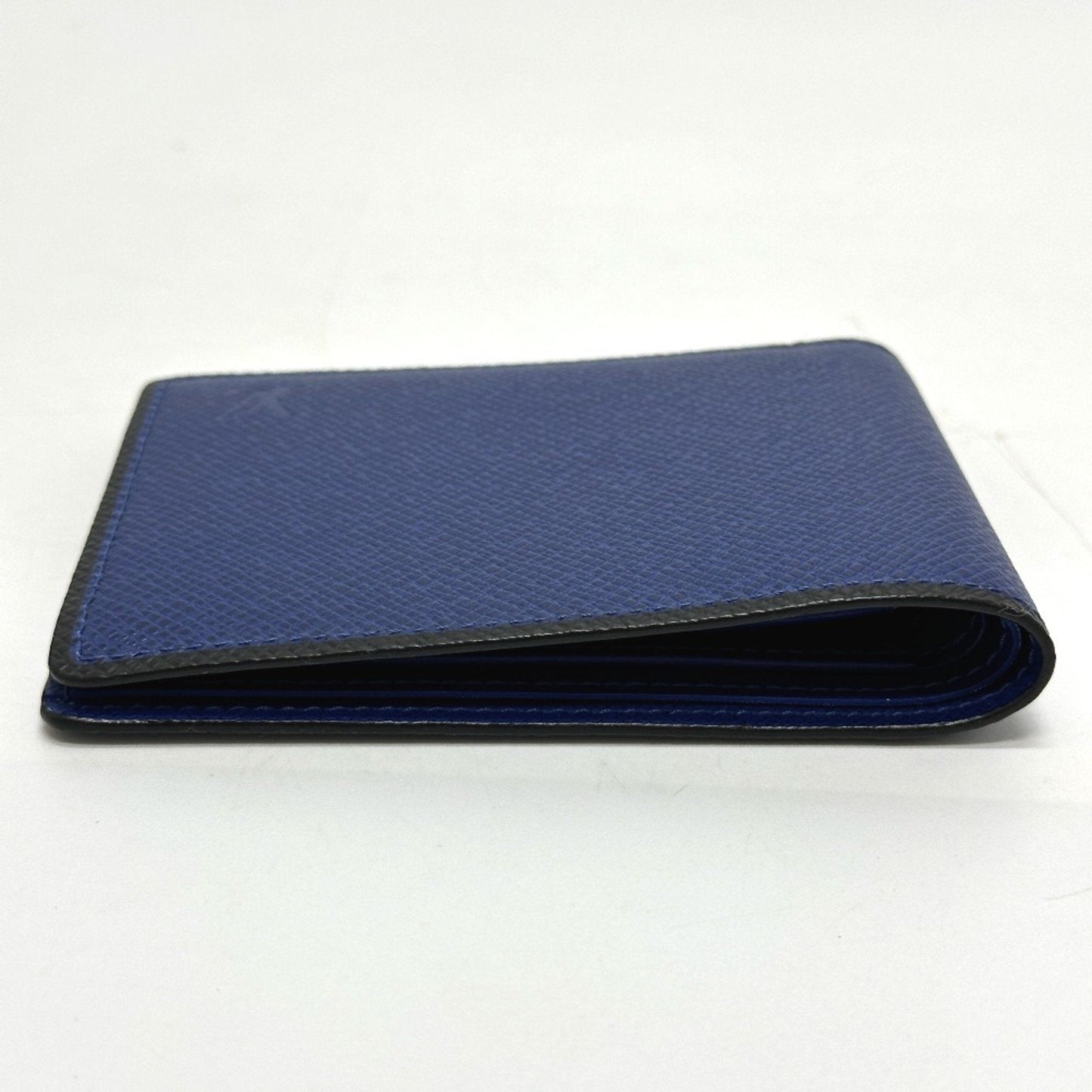 Louis Vuitton Blue Leather Wallet (Bi-Fold) ()