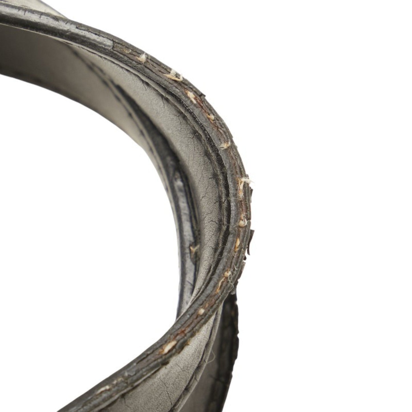 Gucci Black Gray Pvc Leather Handbag Tote Bag ()