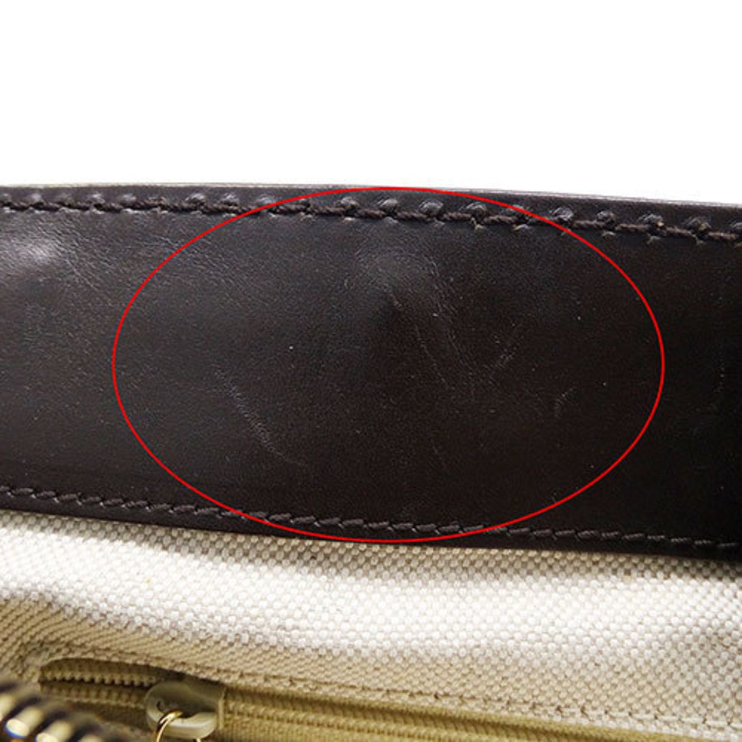 Gucci Beige Brown Gg Canvas Tote Bag ()