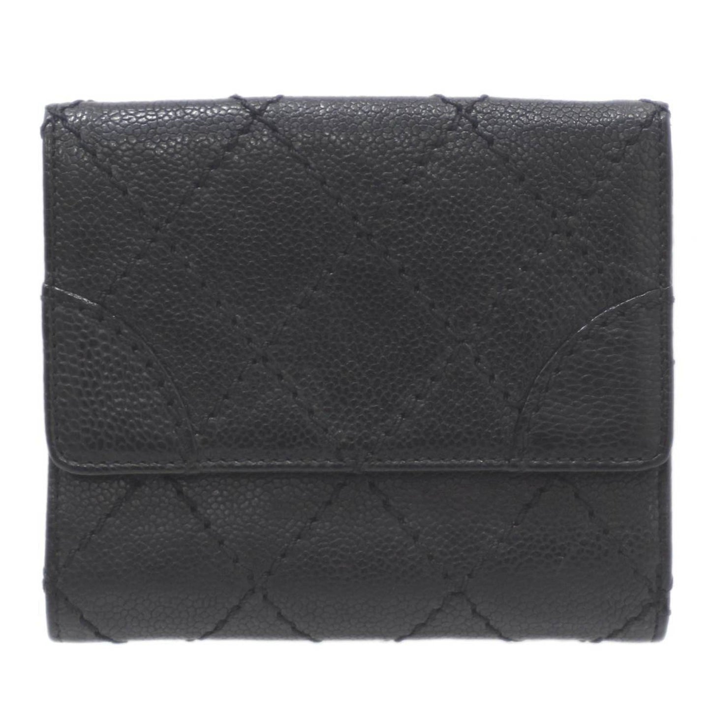 Chanel Black Wallet (Tri-Fold) ()