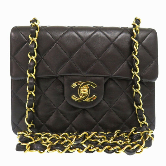 Chanel Black Leather Shoulder Bag ()