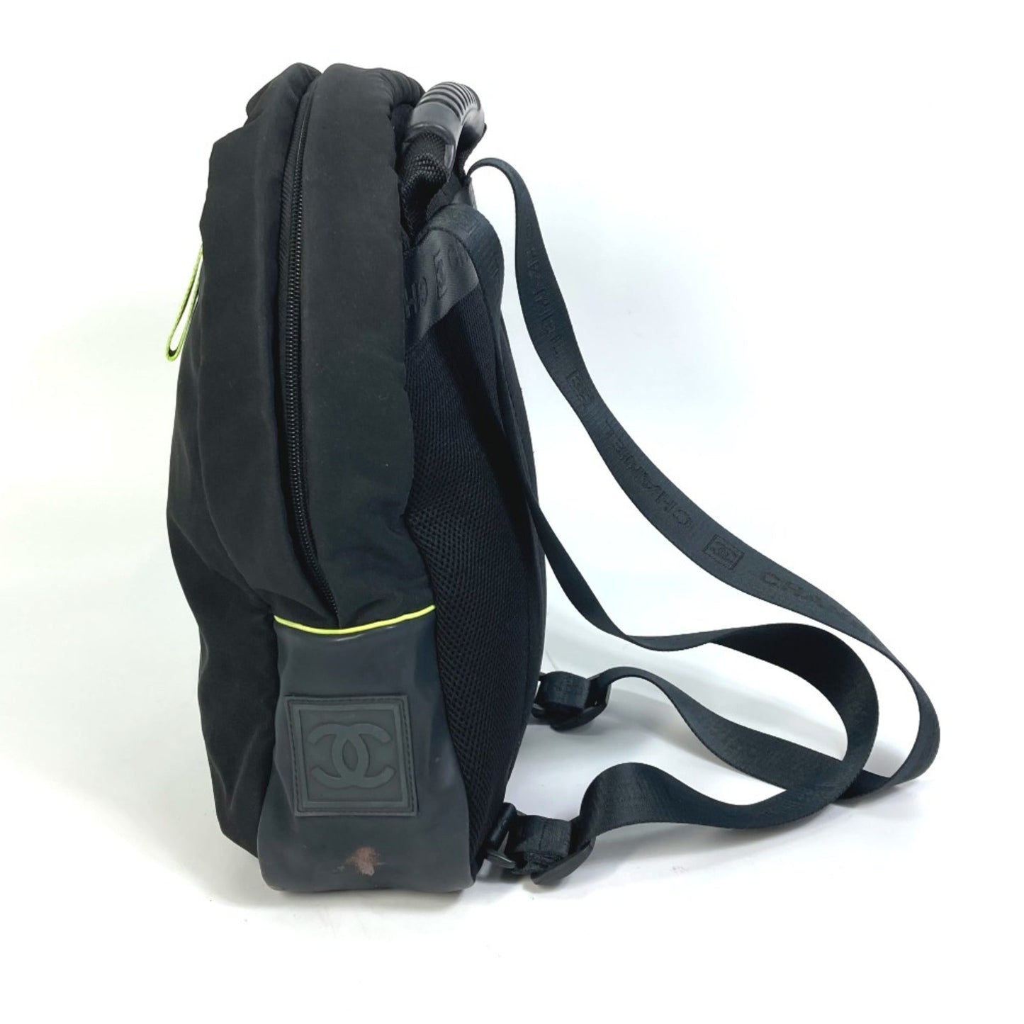 Chanel Black Cloth Backpack ()