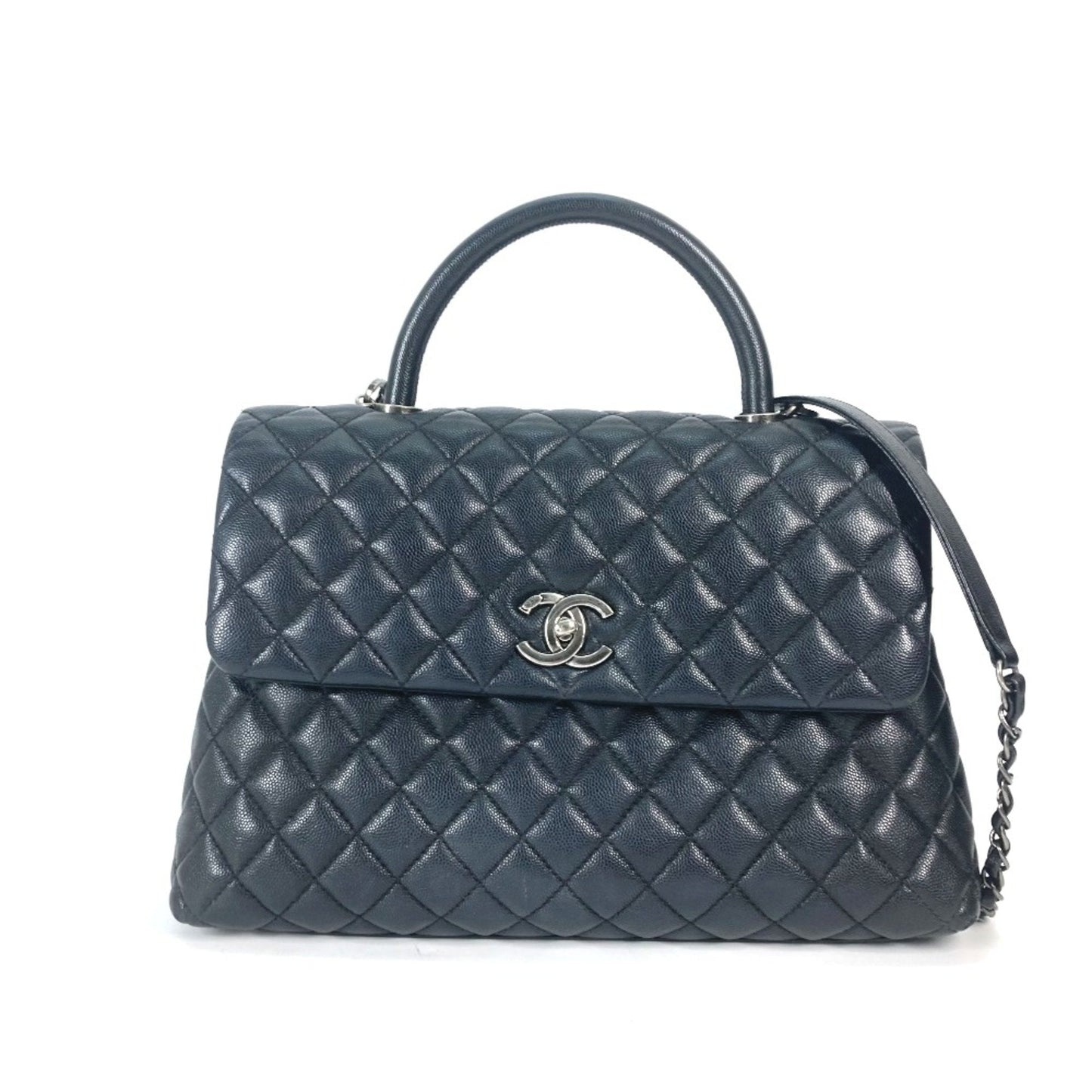 Chanel Black Leather Handbag ()