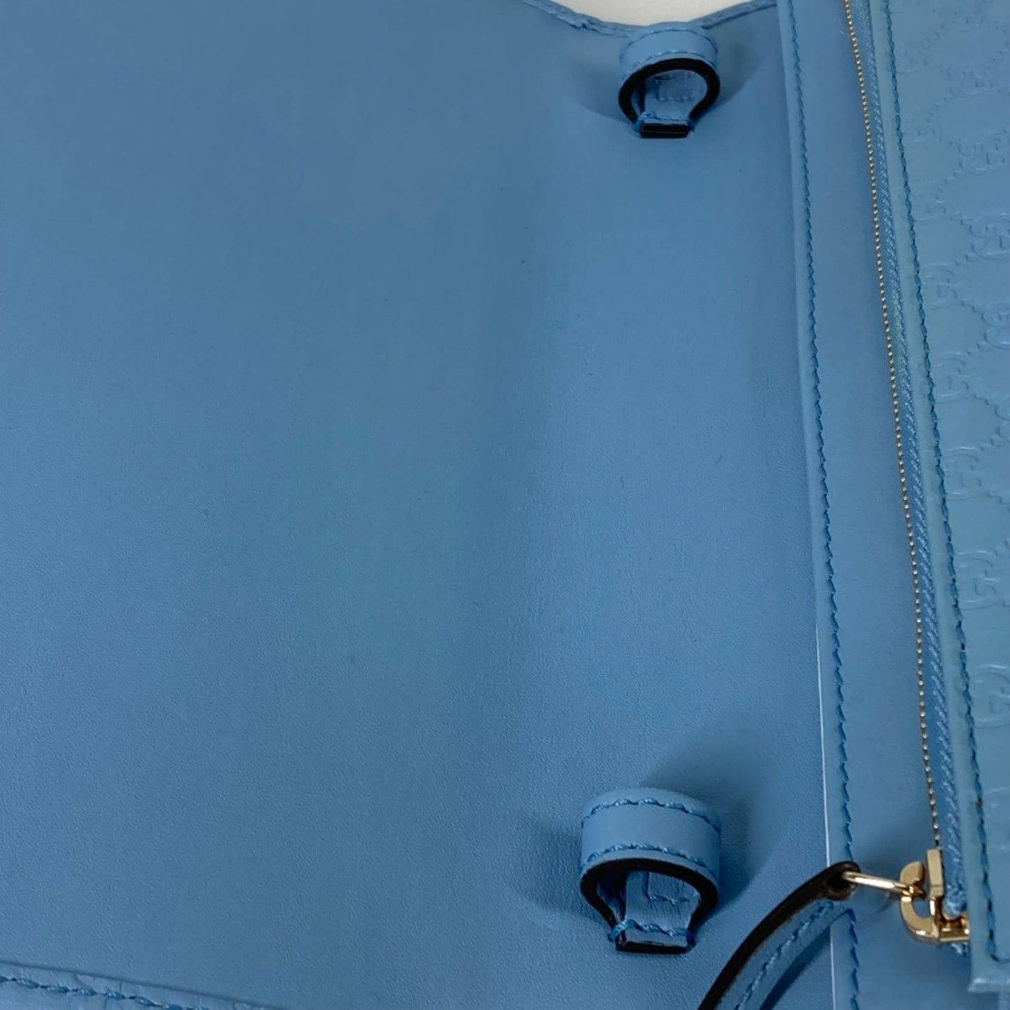 Gucci Blue Leather Shoulder Bag ()