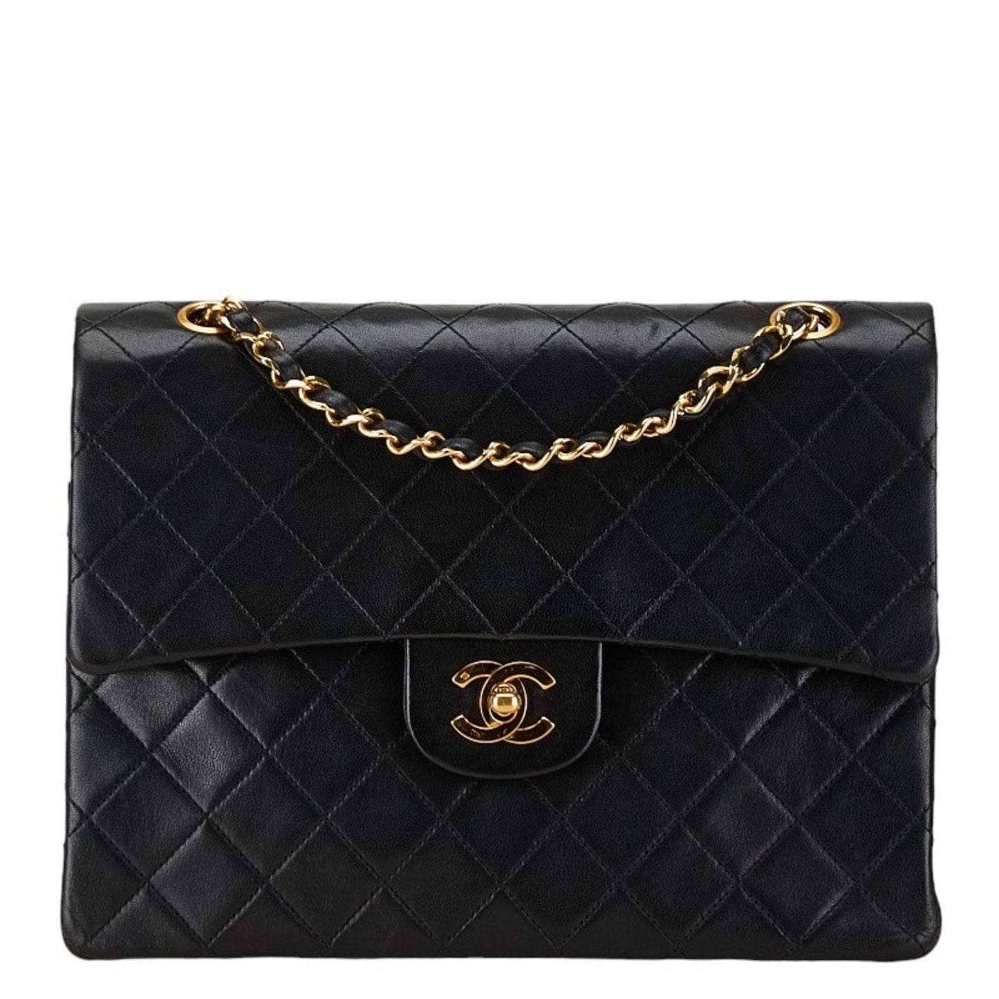 Chanel Black Handbag Shoulder Bag ()
