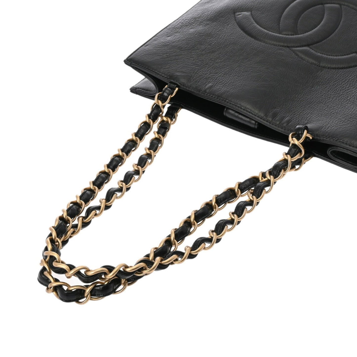 Chanel Black Leather Tote Bag ()