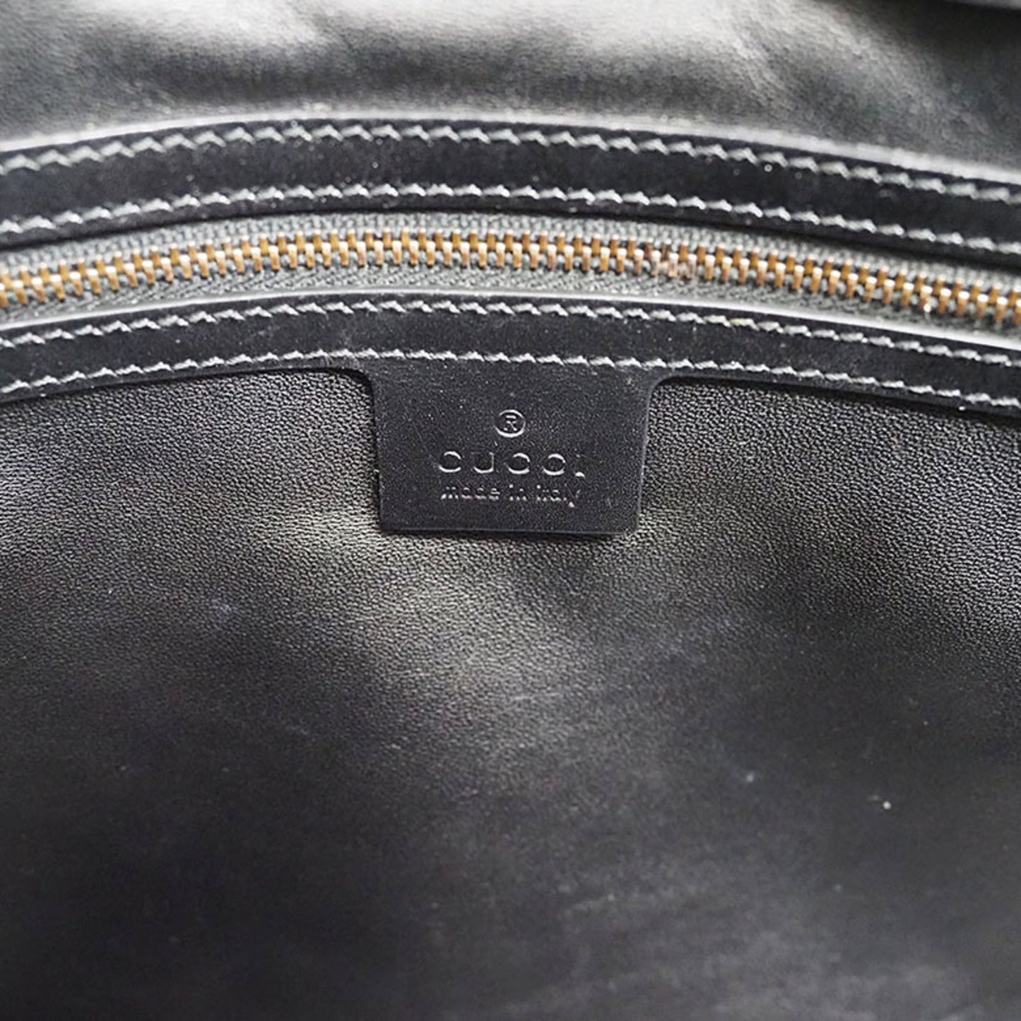 Gucci Black Leather Handbag ()