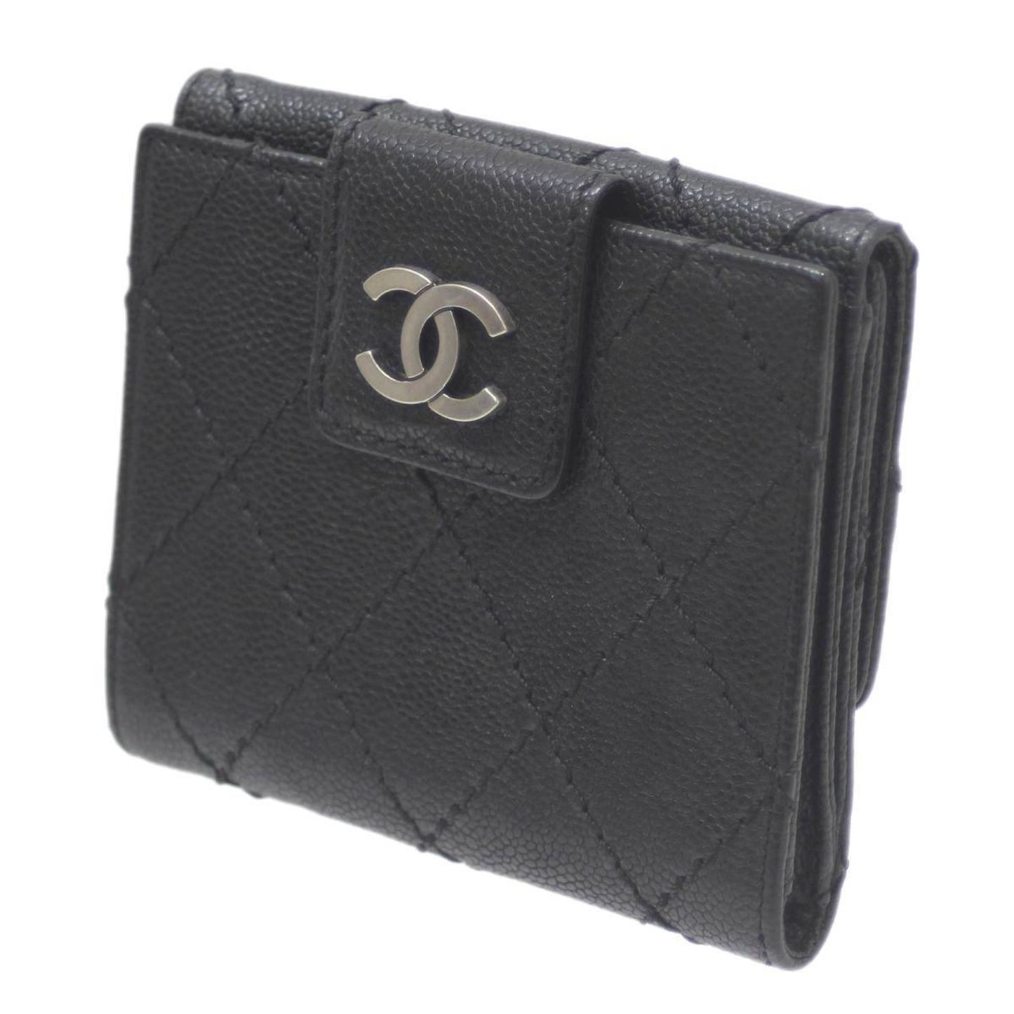 Chanel Black Wallet (Tri-Fold) ()