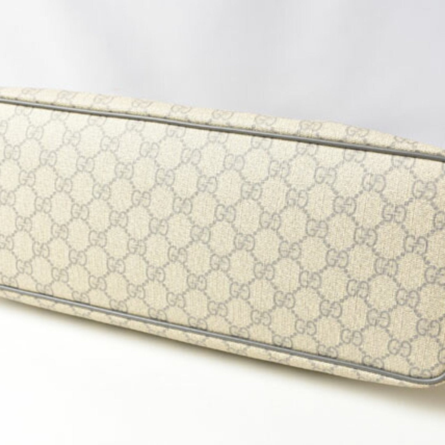 Gucci Beige Brown Pvc Gg Supreme Shoulder Bag Tote Bag ()