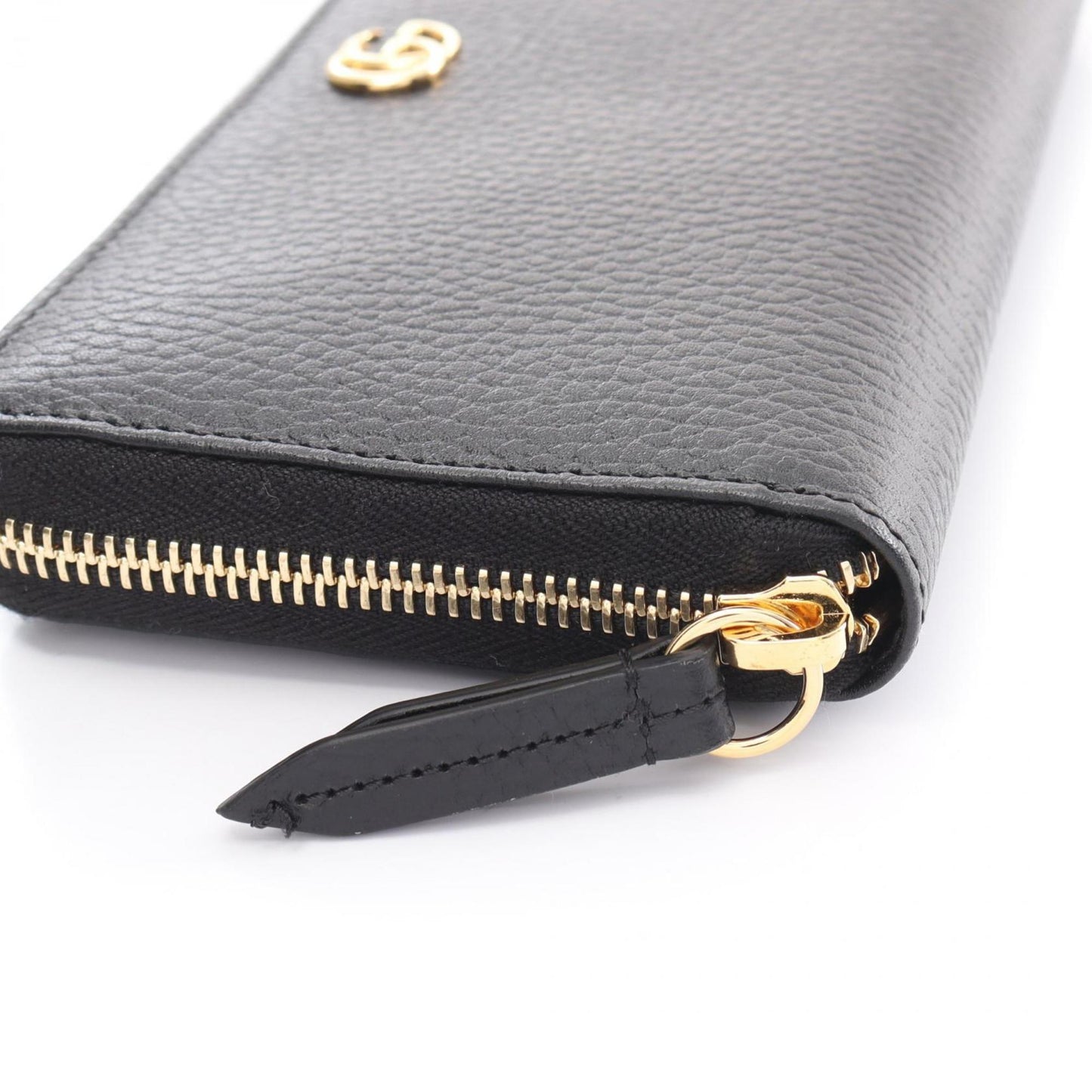Gucci Black Leather Long Wallet (Bi-Fold) ()