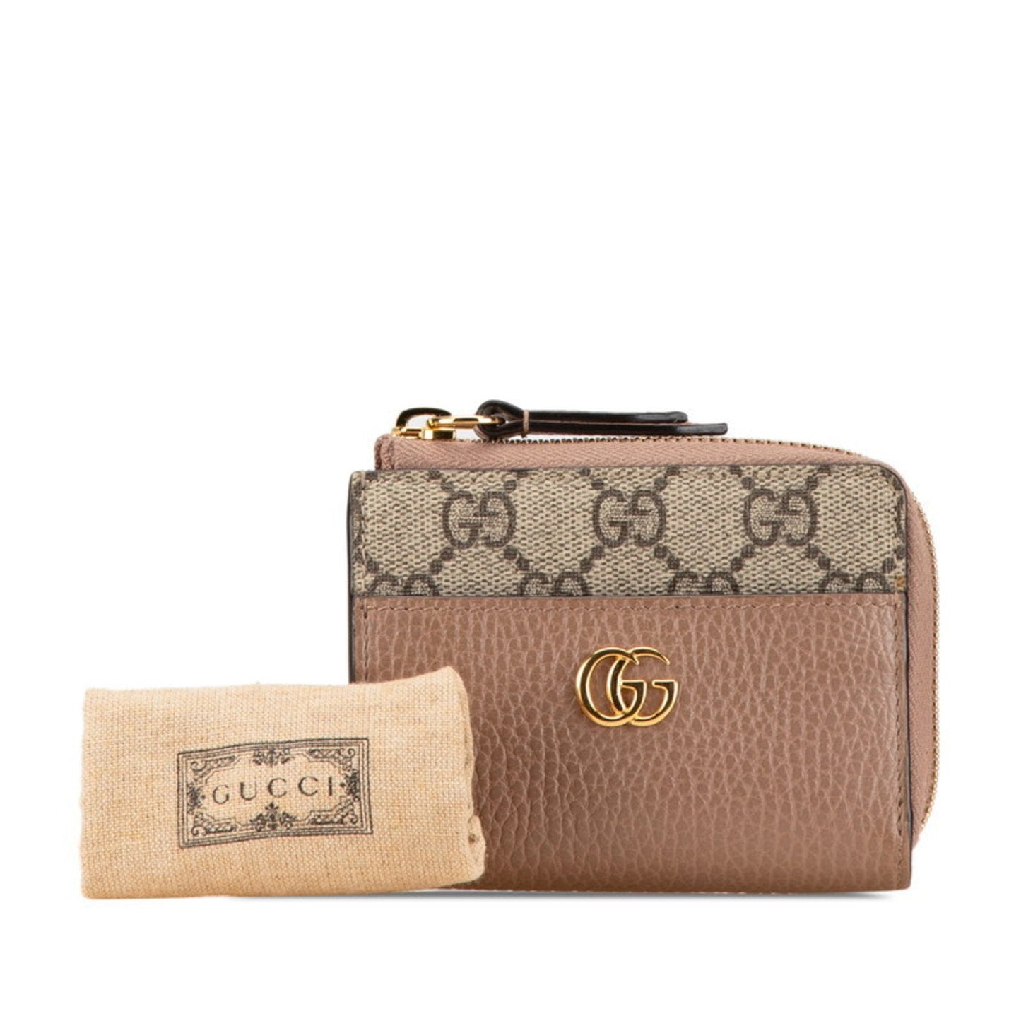 Gucci Beige Pvc Leather Wallet (Bi-Fold) ()