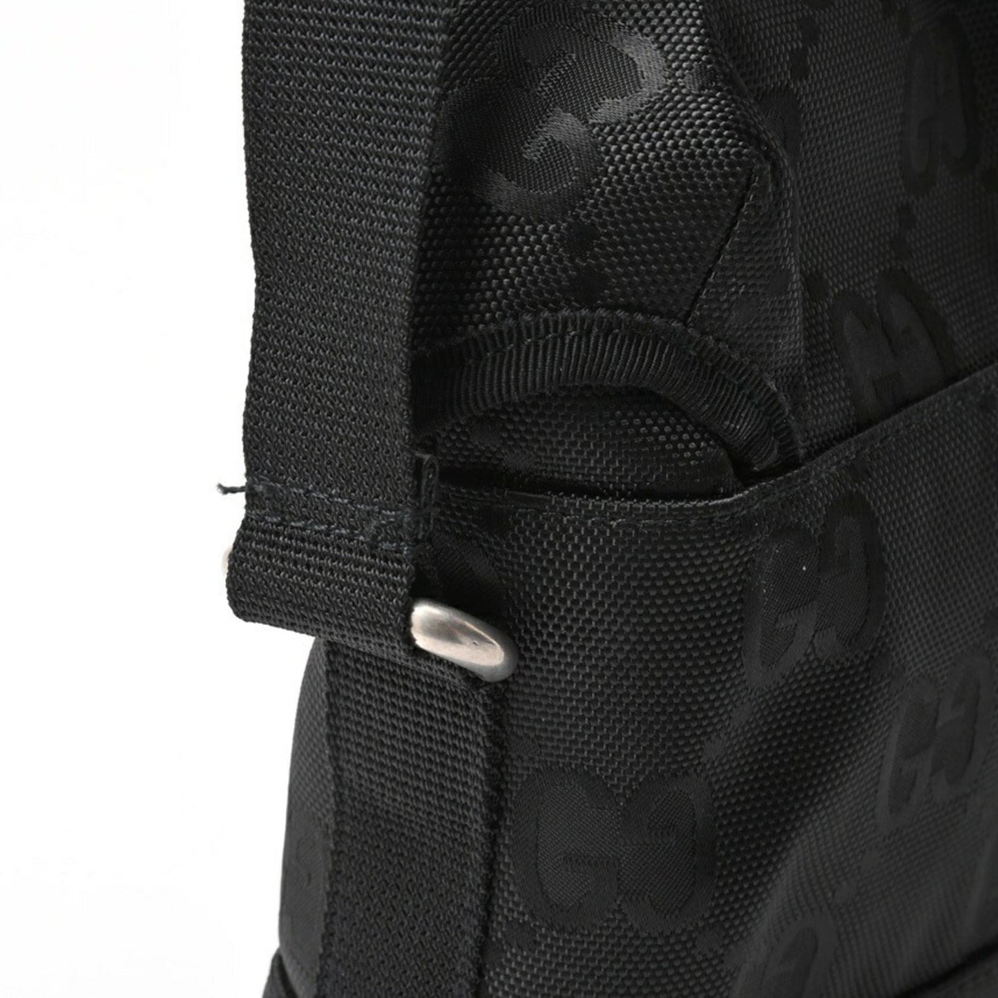 Gucci Black Canvas Shoulder Bag ()