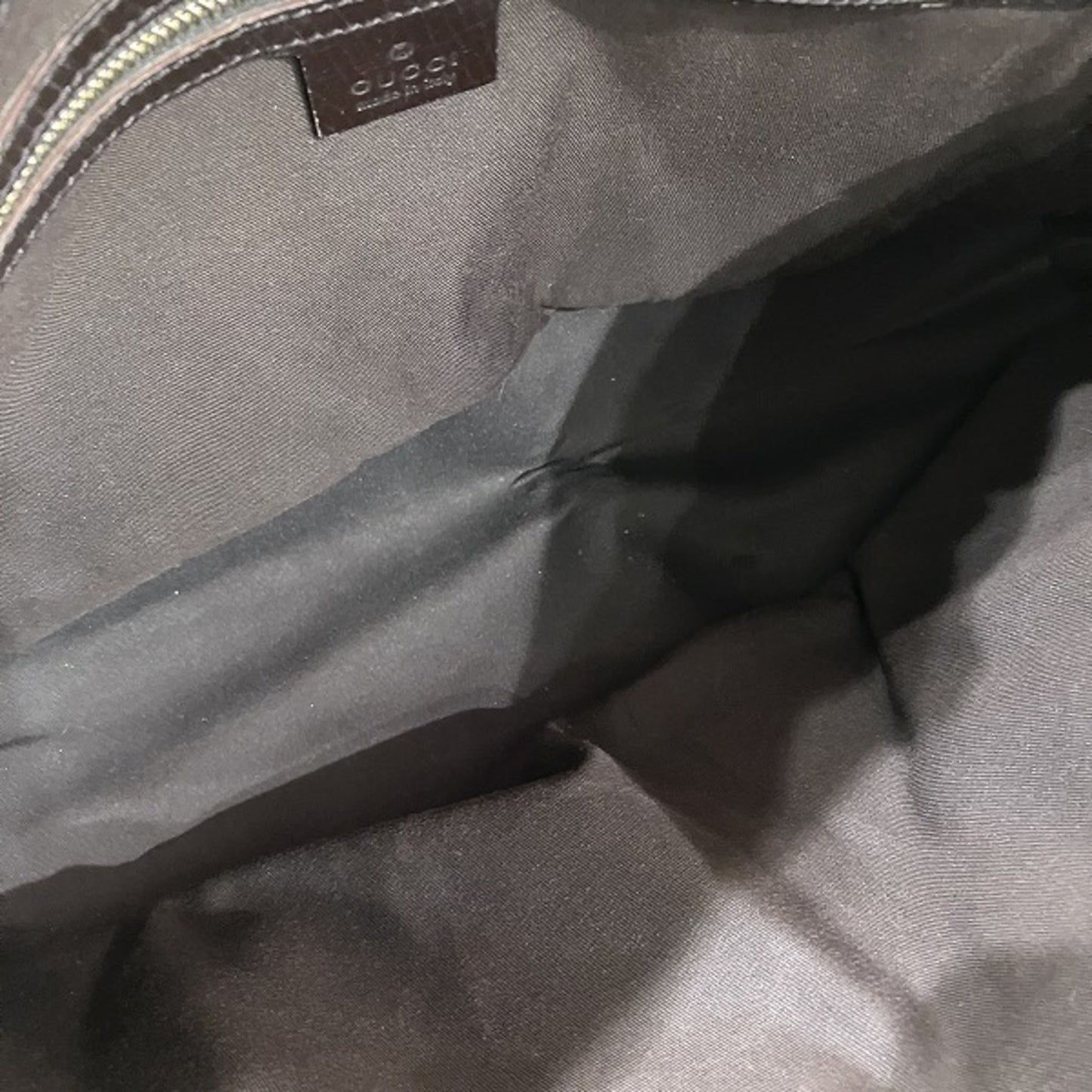 Gucci Horsebit Brown Gg Canvas Leather Tote Bag ()