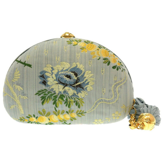 Chanel Blue Canvas Clutch Bag ()