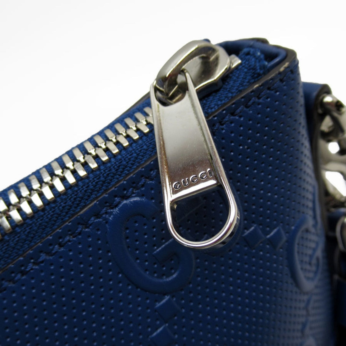 Gucci Blue Leather Shoulder Bag ()