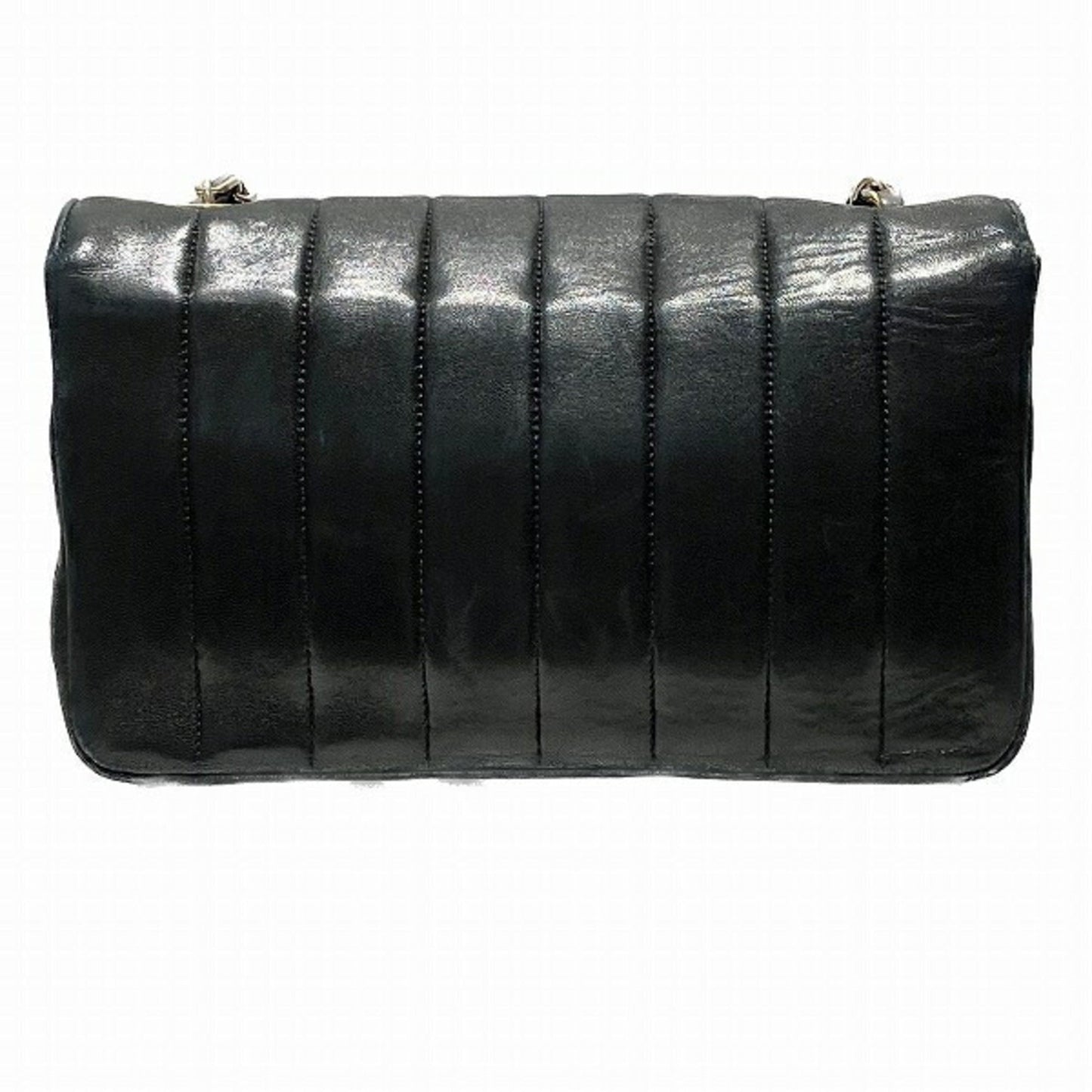 Chanel Black Leather Shoulder Bag ()