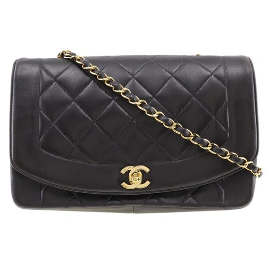 Chanel Black Leather Shoulder Bag ()