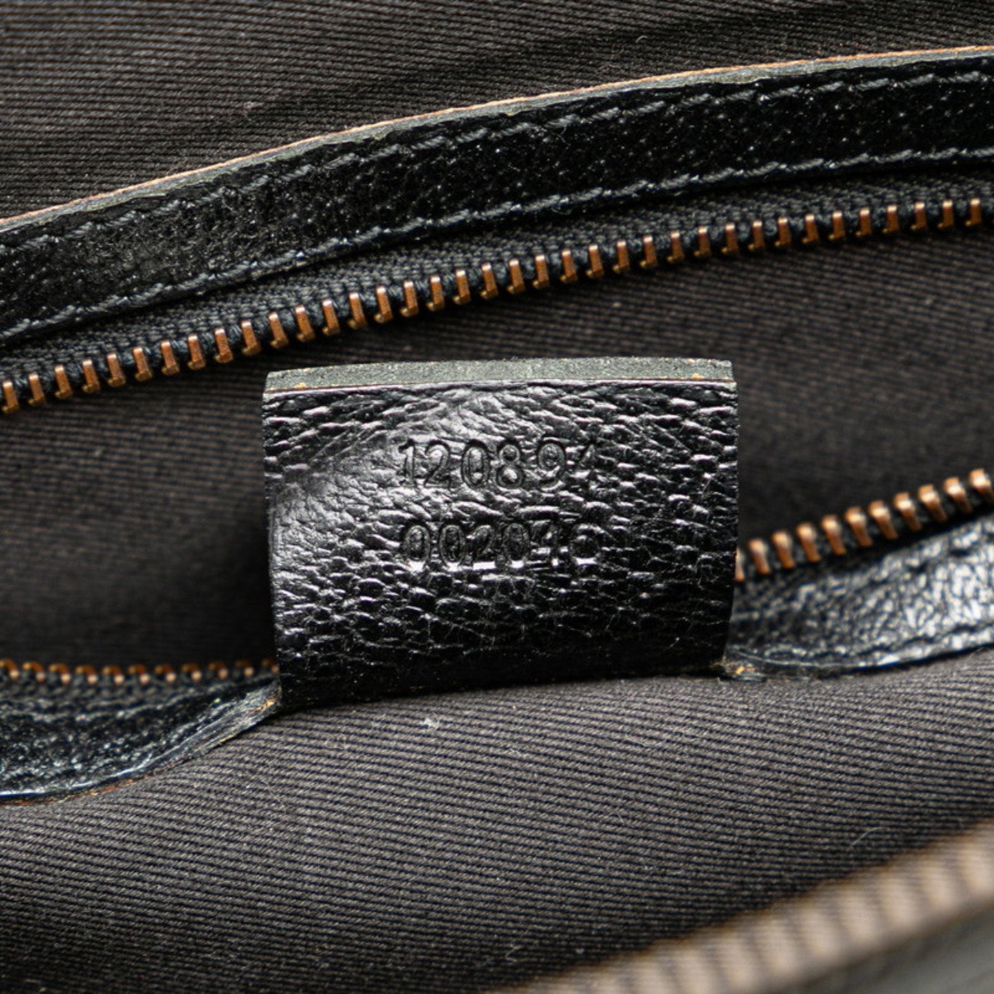 Gucci Black Canvas Leather Shoulder Bag ()