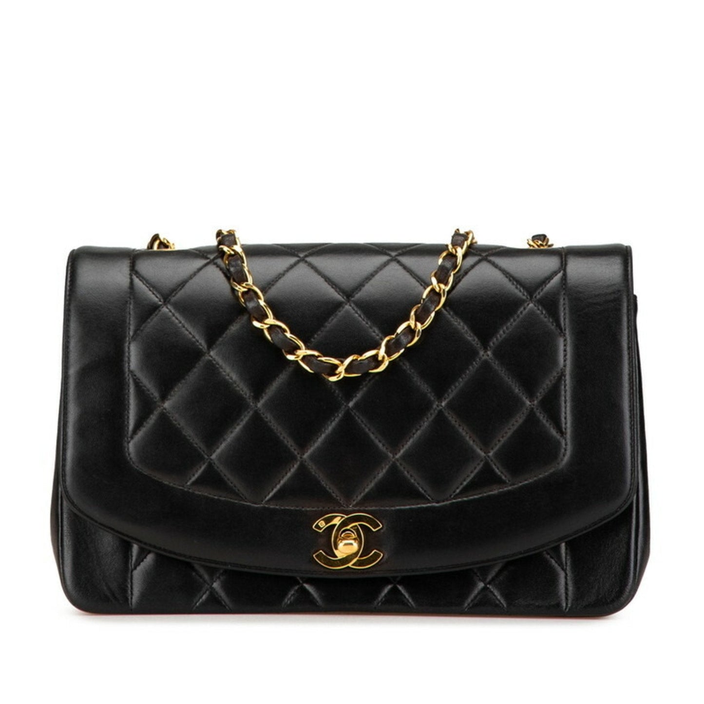 Chanel Black Leather Shoulder Bag ()