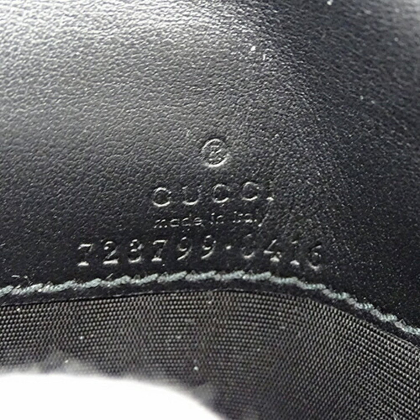 Gucci Black Leather Wallet (Bi-Fold) ()