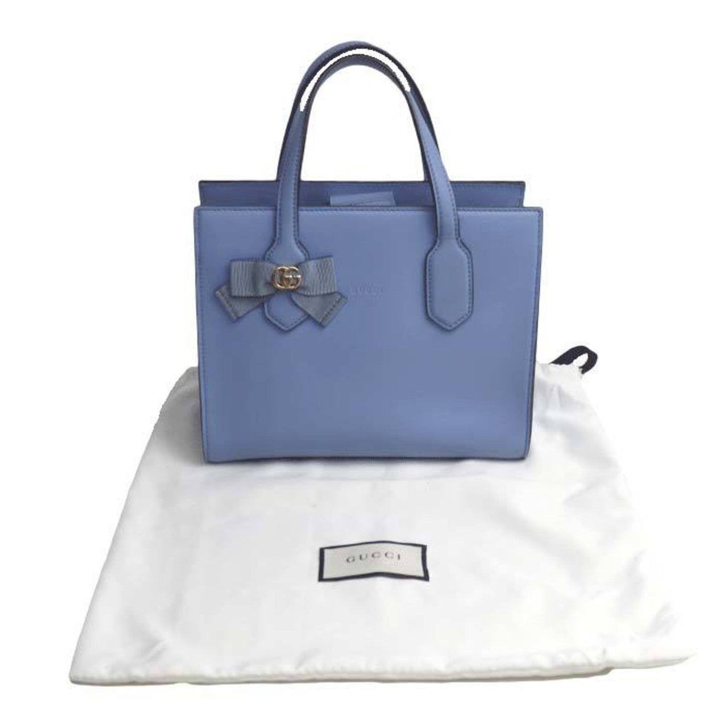 Gucci Blue Leather Handbag ()