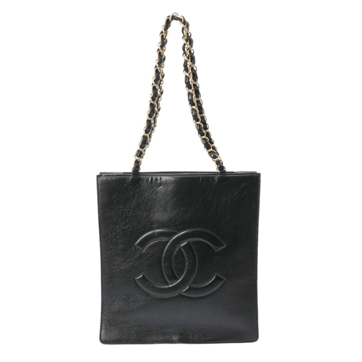 Chanel Black Leather Tote Bag ()