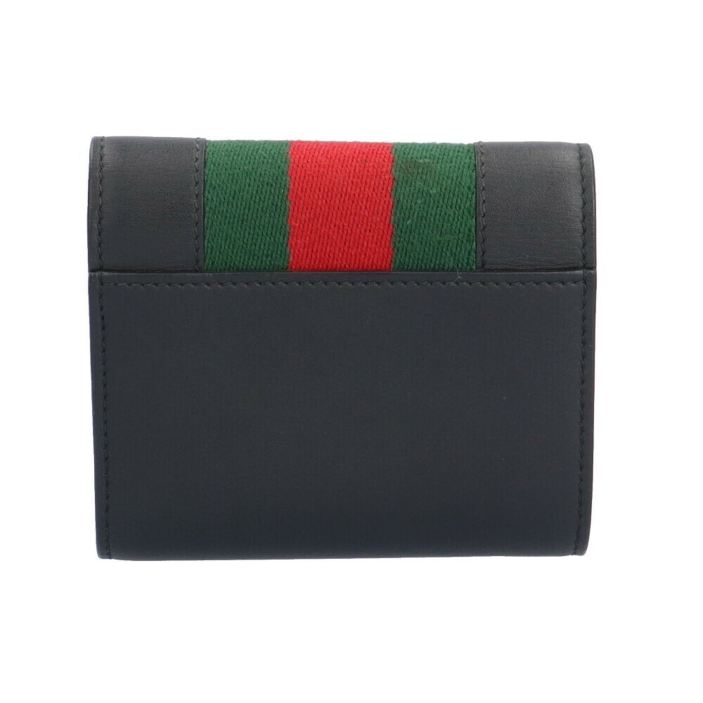 Gucci Black Leather Wallet (Tri-Fold) ()